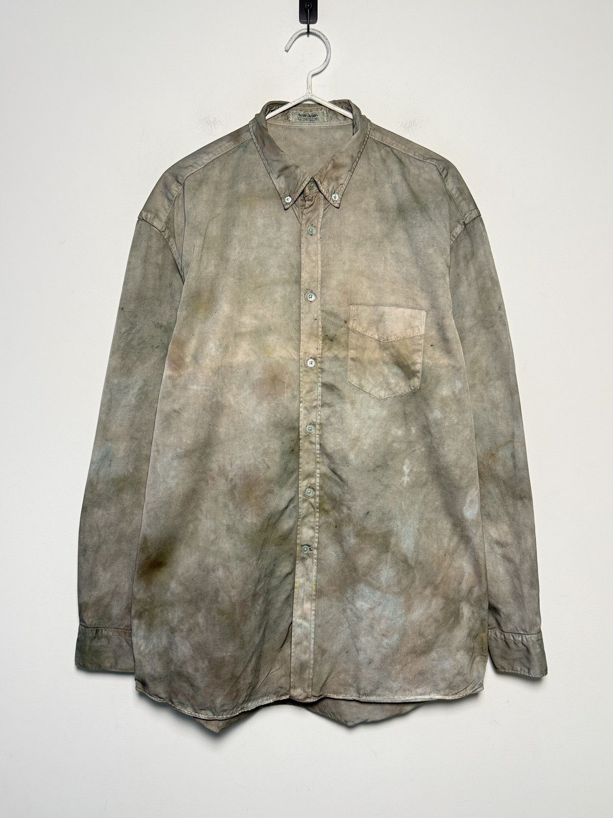 Acne Studios m-l acne vintage mud travis cactus flannel shirt tie dye y2k Size US M / EU 48-50 / 2 - 1 Thumbnail