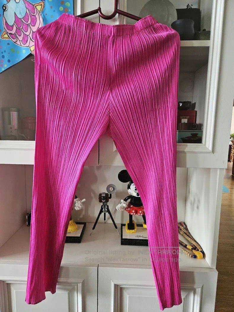 Issey Miyake Issey Miyake size:3 Pink Pants Size 31" - 1 Thumbnail