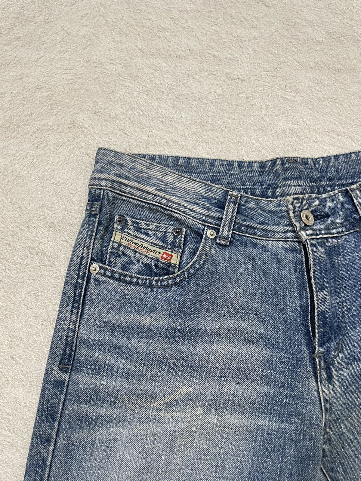 Kapital 2000s Diesel Flare Denim Washed Ripped Jeans Y2K ifsix LGB Size US 31 - 3 Thumbnail