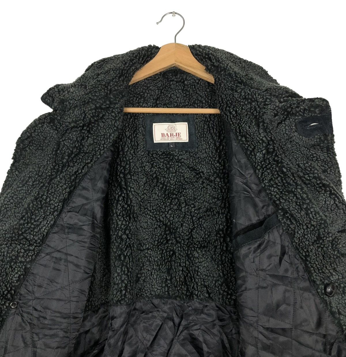 Japanese Brand 🔥VINTAGE HEAVY WOOL JACKET DOUBLE BREAST DARJE JAPAN Size US L / EU 52-54 / 3 - 13 Thumbnail
