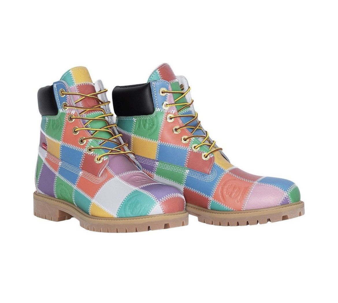 Supreme × Timberland Supreme Patchwork Timberland Boots Size US 9.5 / EU 42-43 - 2 Thumbnail