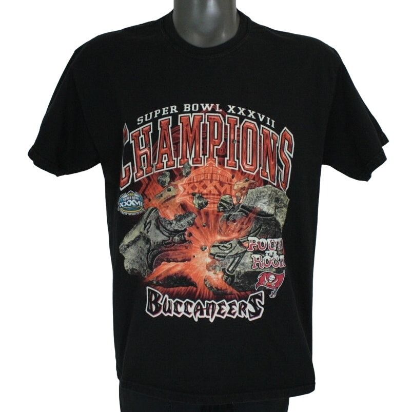 Lee × Vintage Vintage Lee Buccaneers Super Bowl Champions Pound Rock Shirt Size US L / EU 52-54 / 3 - 1 Thumbnail