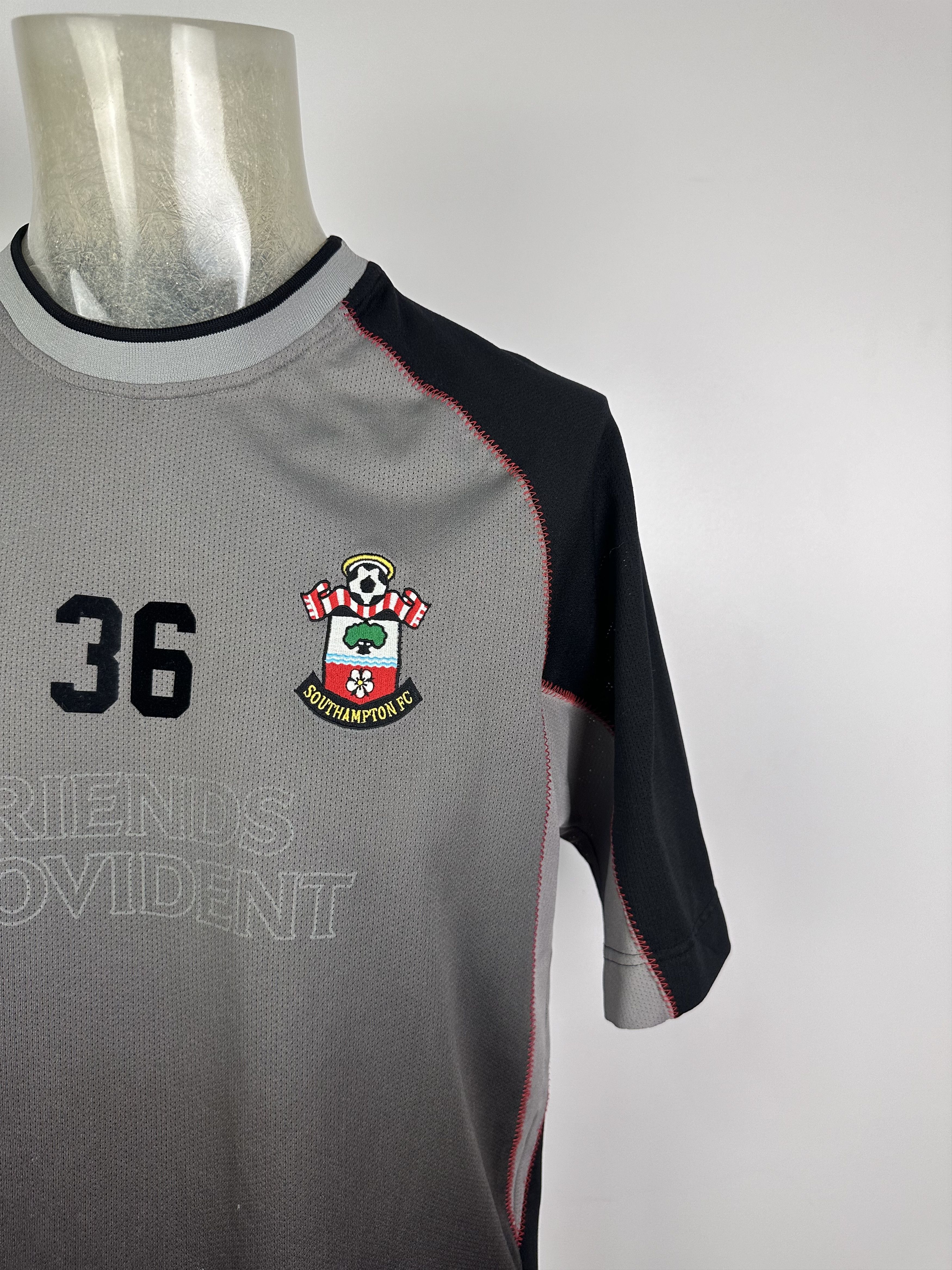 Vintage Southampton 2001 FOOTBALL SOCCER SHIRT JERSEY PLAYER ISSUE Size US L / EU 52-54 / 3 - 2 Thumbnail