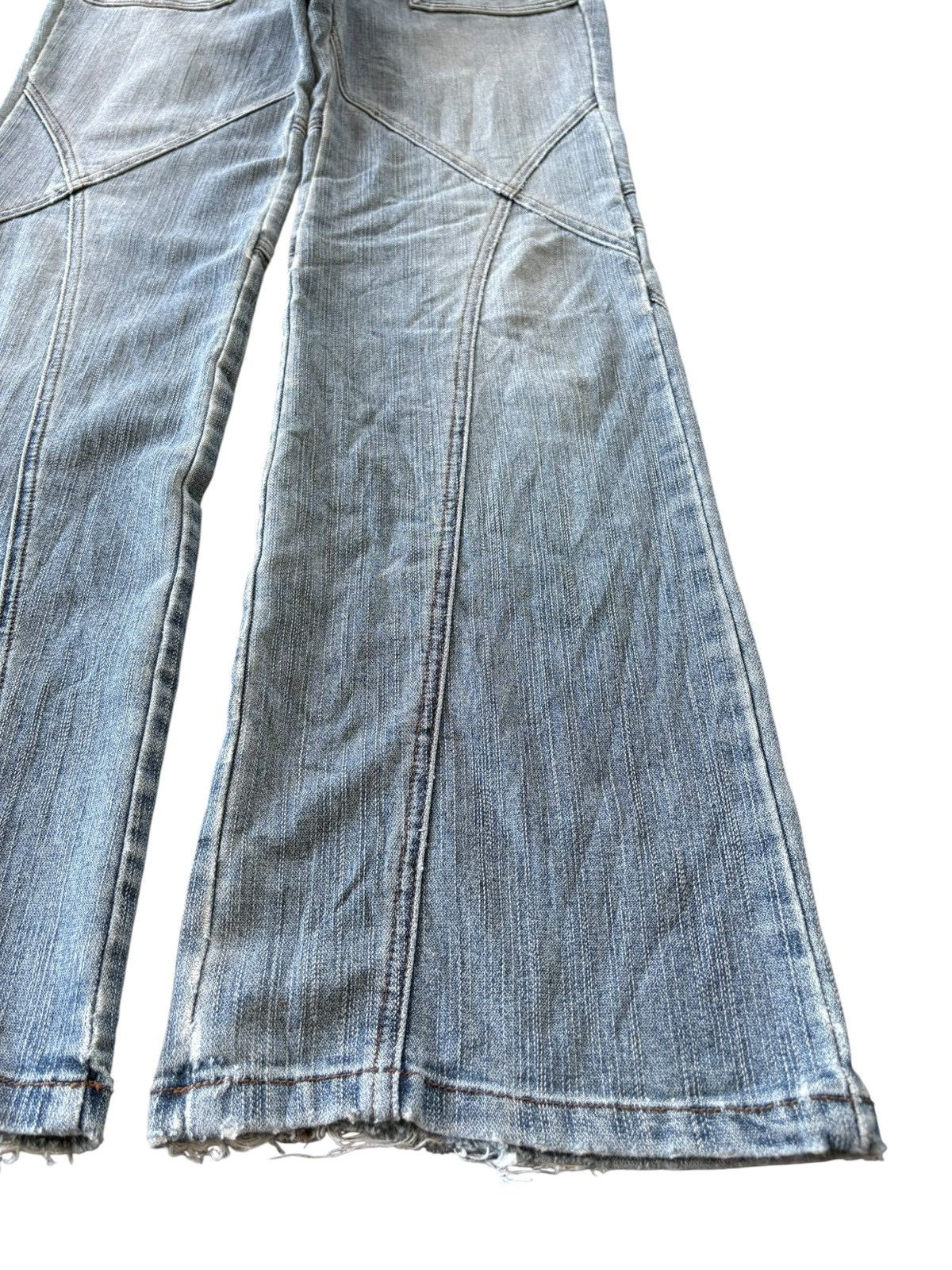 Hysteric Glamour Vintage Japanese Brand Flare Bush Pants Size 27" / US 4 / IT 40 - 7 Thumbnail