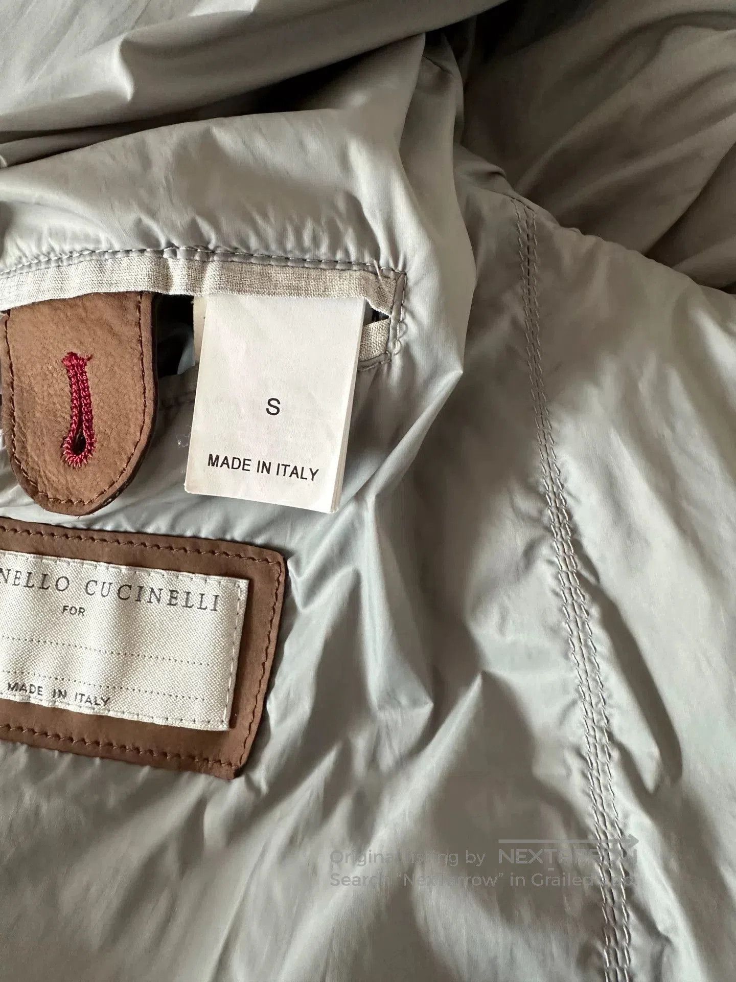 Brunello Cucinelli Brunello Cucinelli Leather Down Jacket. Size US S / EU 44-46 / 1 - 4 Thumbnail