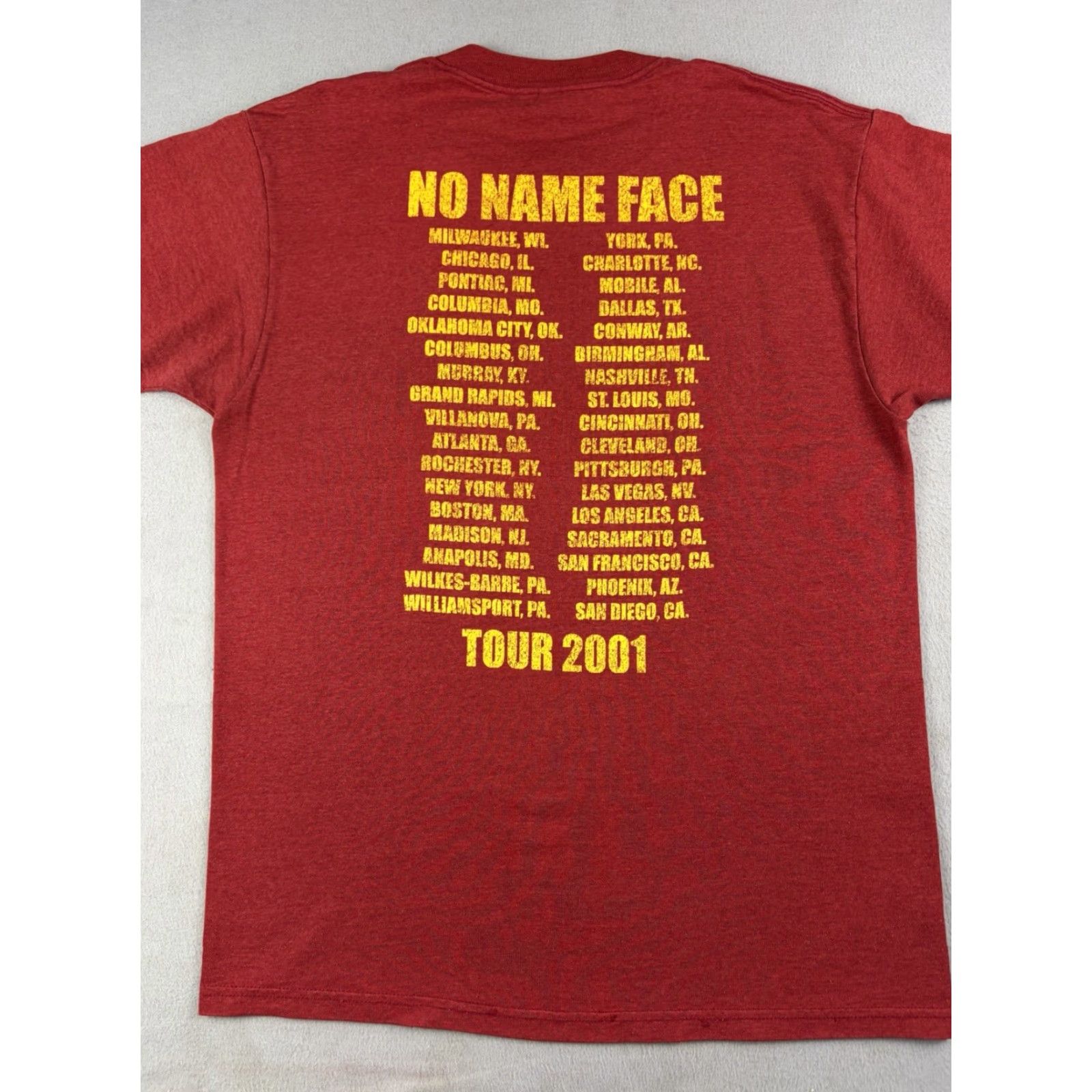 Fruit Of The Loom VINTAGE Fruit of the Loom Shirt Band T-Shirt Size L Men Burgundy 2001 Lifehouse Tour Concert Short Sleeve Crew Neck 2020s Size US L / EU 52-54 / 3 - 5 Thumbnail