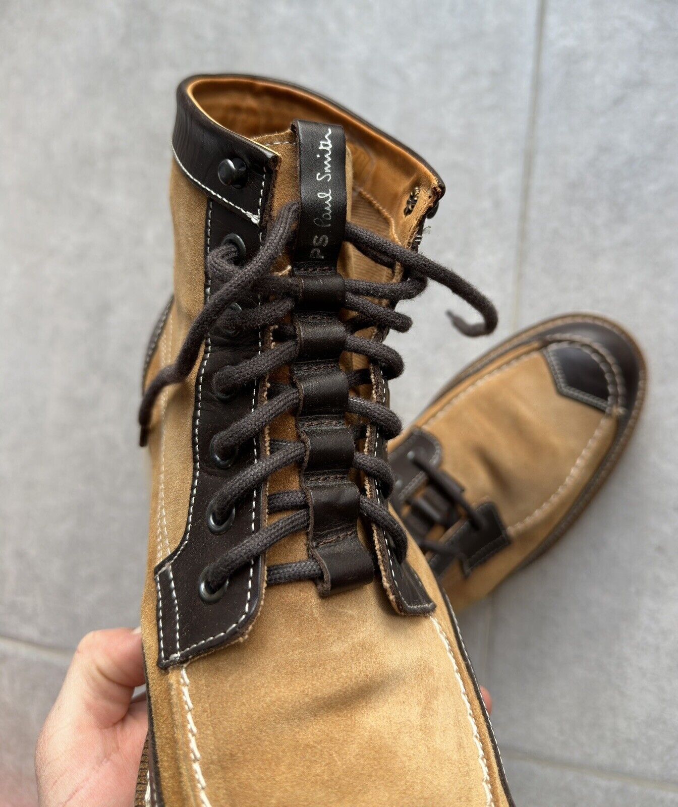 Paul Smith Paul Smith Mens Vibram Morflex Suede Leather Boots size UK-9 Size US 10 / EU 43 - 7 Thumbnail