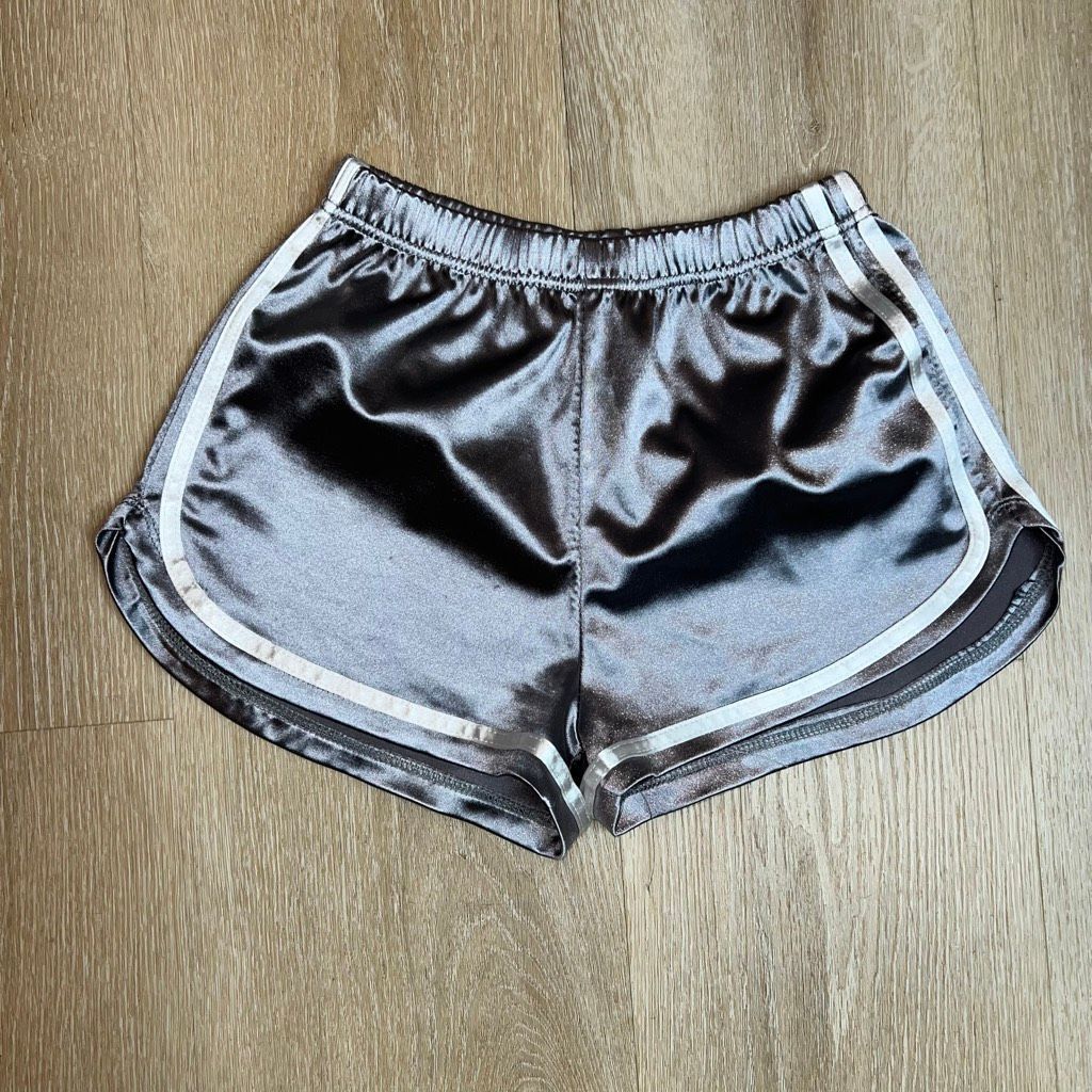 Other Lavender Shine Stretch Shorts Side Stripe Vintage Inspired S Size 28" / US 6 / IT 42 - 10 Thumbnail