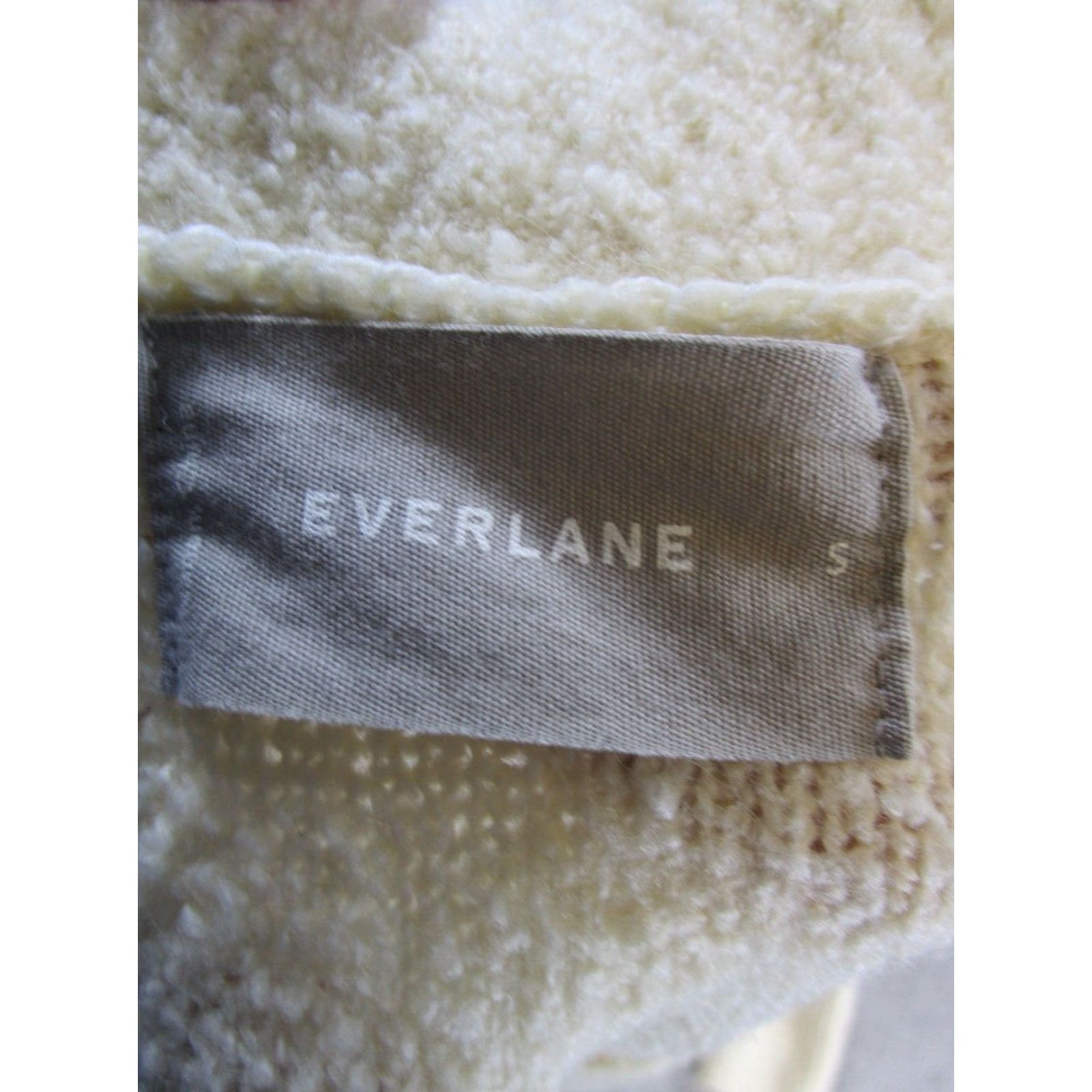 Everlane Everlane Wool Sweater Women Small Ivory V-Neck Knit Pullover Women Size S / US 4 / IT 40 - 3 Thumbnail