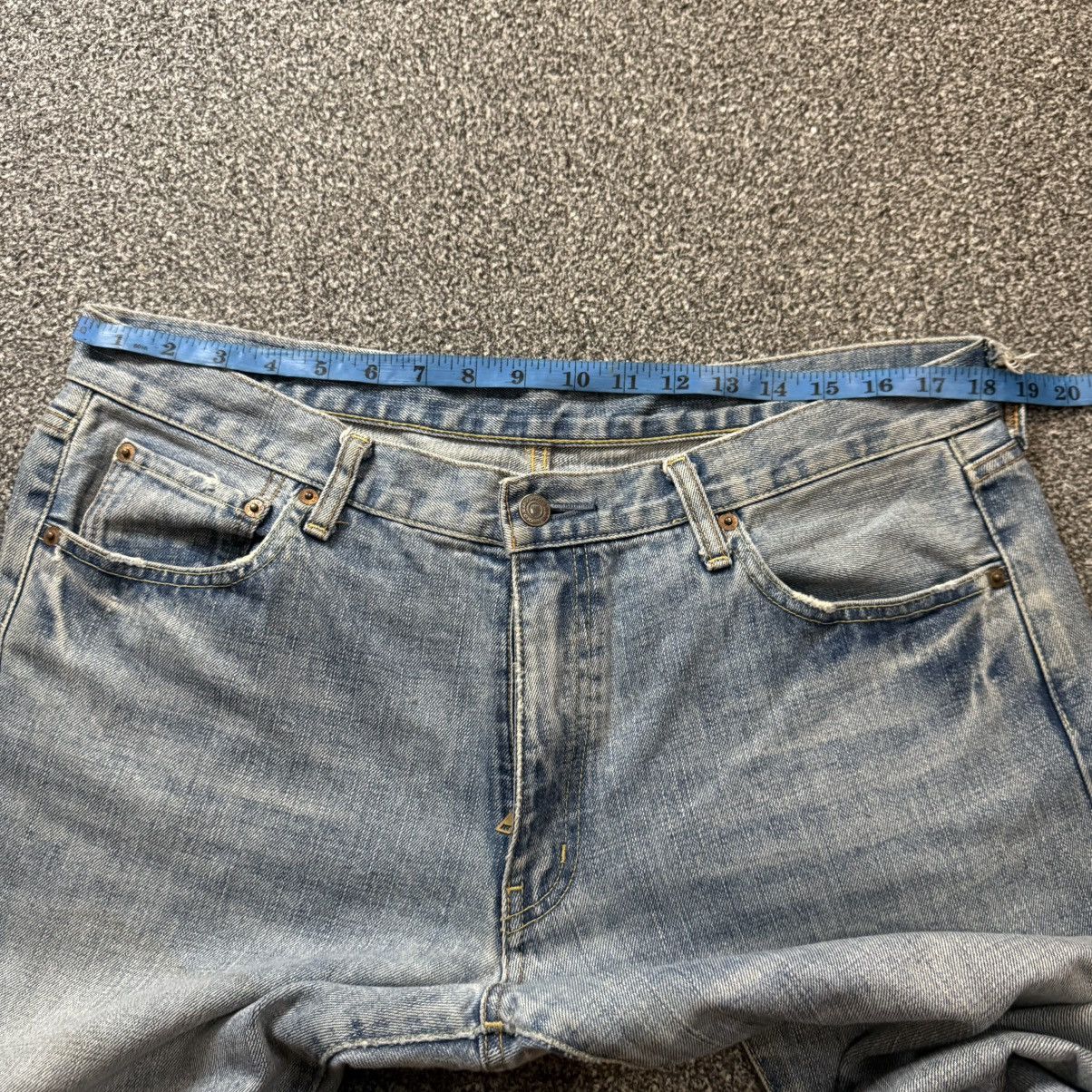 Jun Takahashi 🇯🇵 90s S003 Uniqlo x Lemaire Blue Washed Baggy Jeans Size US 36 / EU 52 - 9 Thumbnail