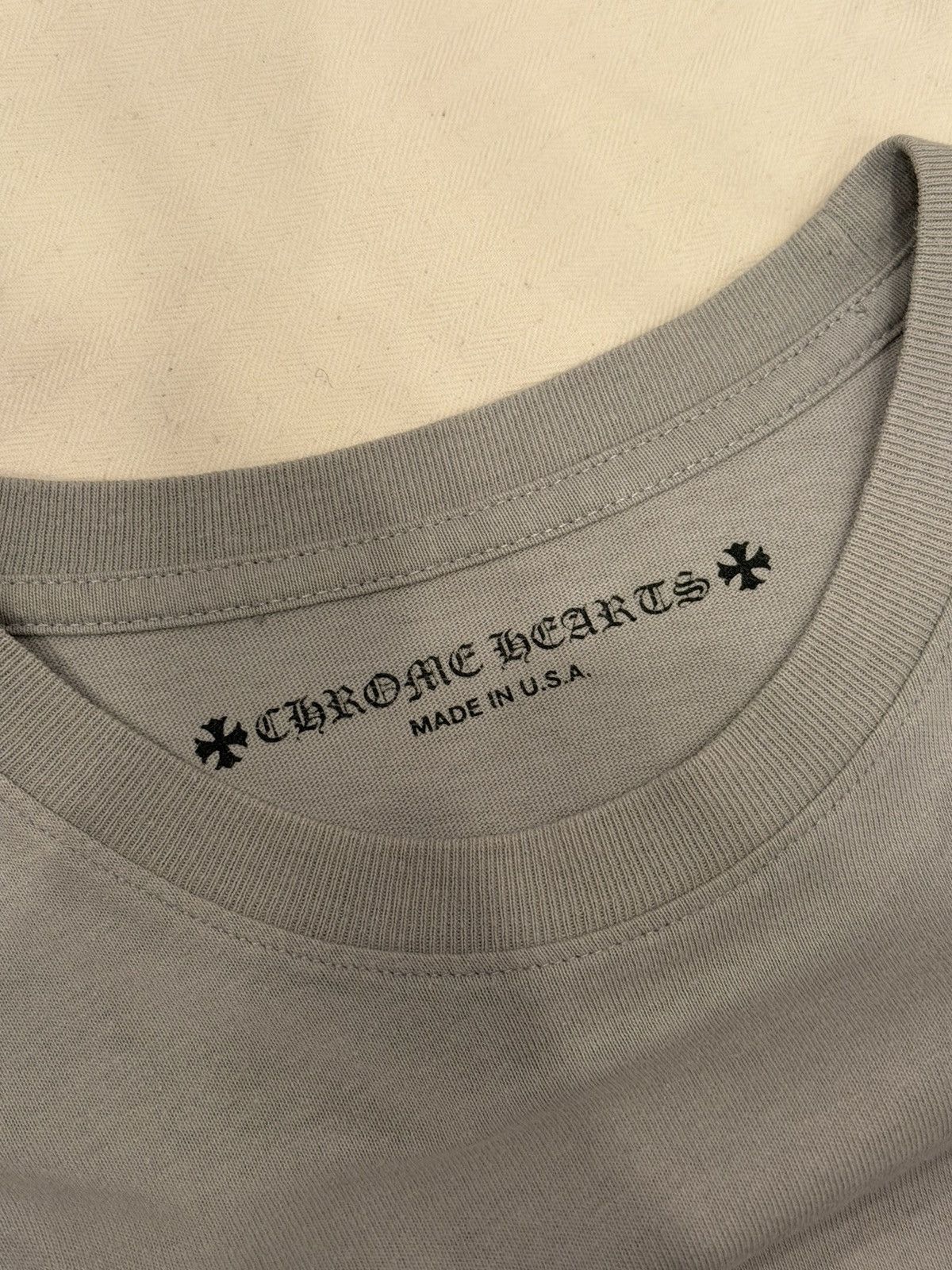 Chrome Hearts Chrome hearts Matty Boy Suggest Pocket Tshirt Grey Size US L / EU 52-54 / 3 - 4 Thumbnail