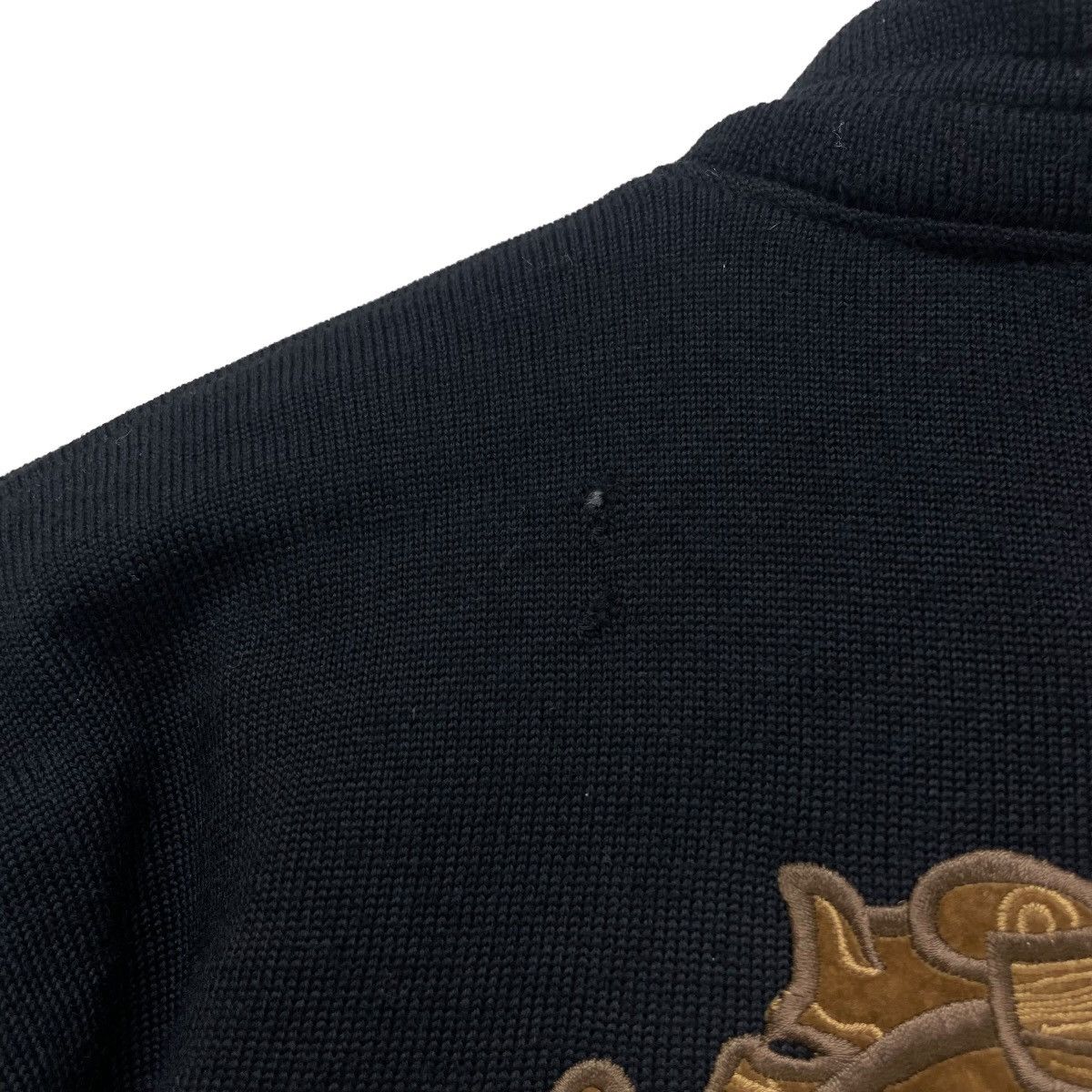Other Japanese Brand Giovanuomo Knit Big Logo Jacket Size US M / EU 48-50 / 2 - 5 Thumbnail