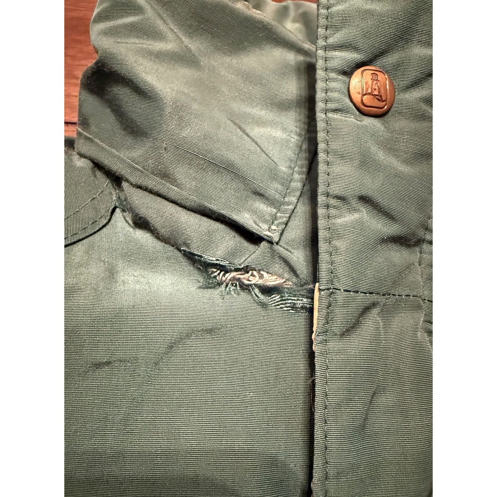Lands' End VINTAGE Lands' End Parka Coat Mens M Green Insulated Raglan Made in USA 90s Size US M / EU 48-50 / 2 - 3 Thumbnail