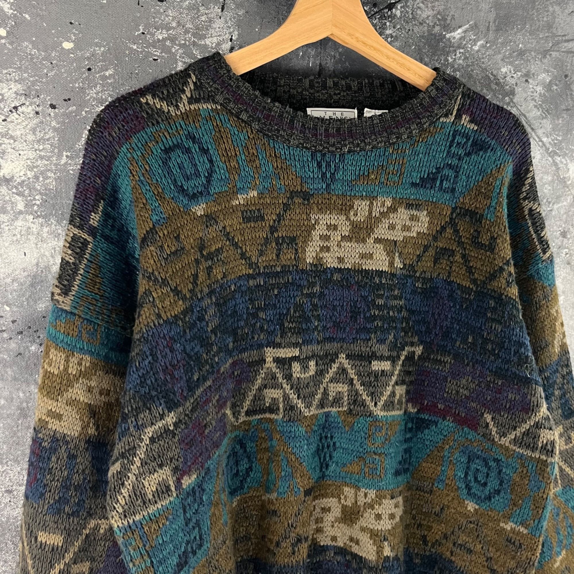 Sears × Vintage Vintage 90’s Sears psychedelic sweater Size US L / EU 52-54 / 3 - 2 Thumbnail