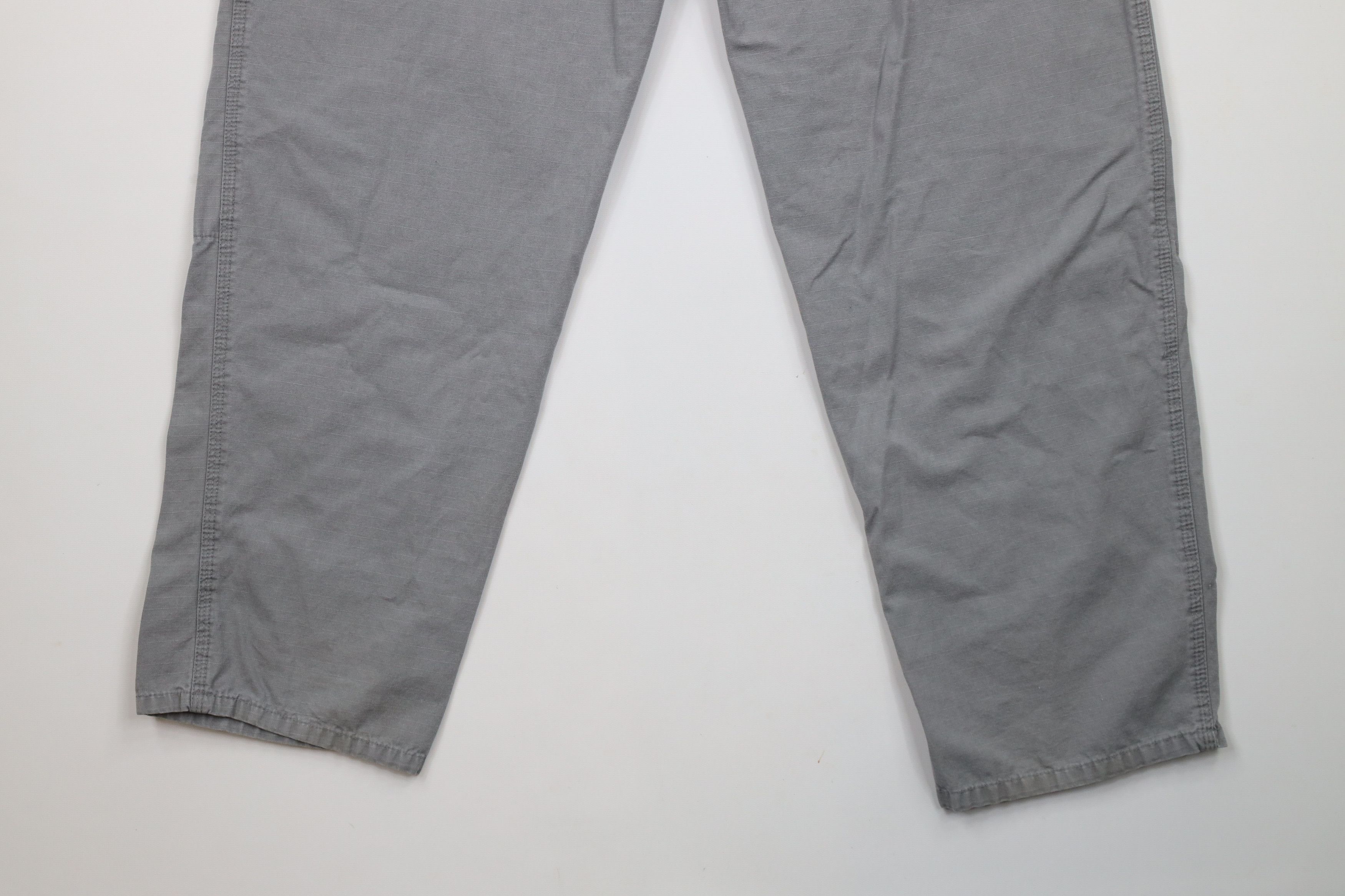 Vintage Vintage 90s Streetwear Double Knee Belted Pants Gray USA Size US 34 / EU 50 - 12 Thumbnail