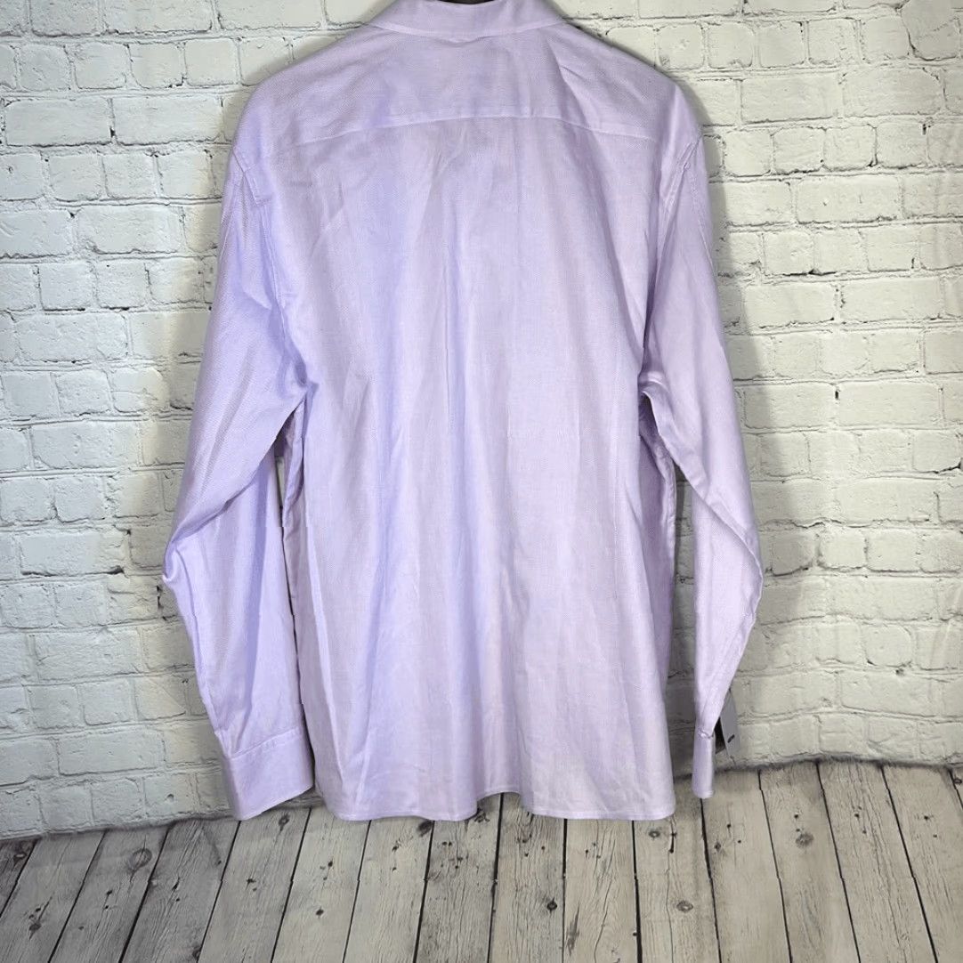 Tommy Bahama Tommy Bahama Dress Shirt L Large Pink Long Sleeve Island Modern Fit Button-Up Men Blue Cream Color Size 42R - 5 Thumbnail