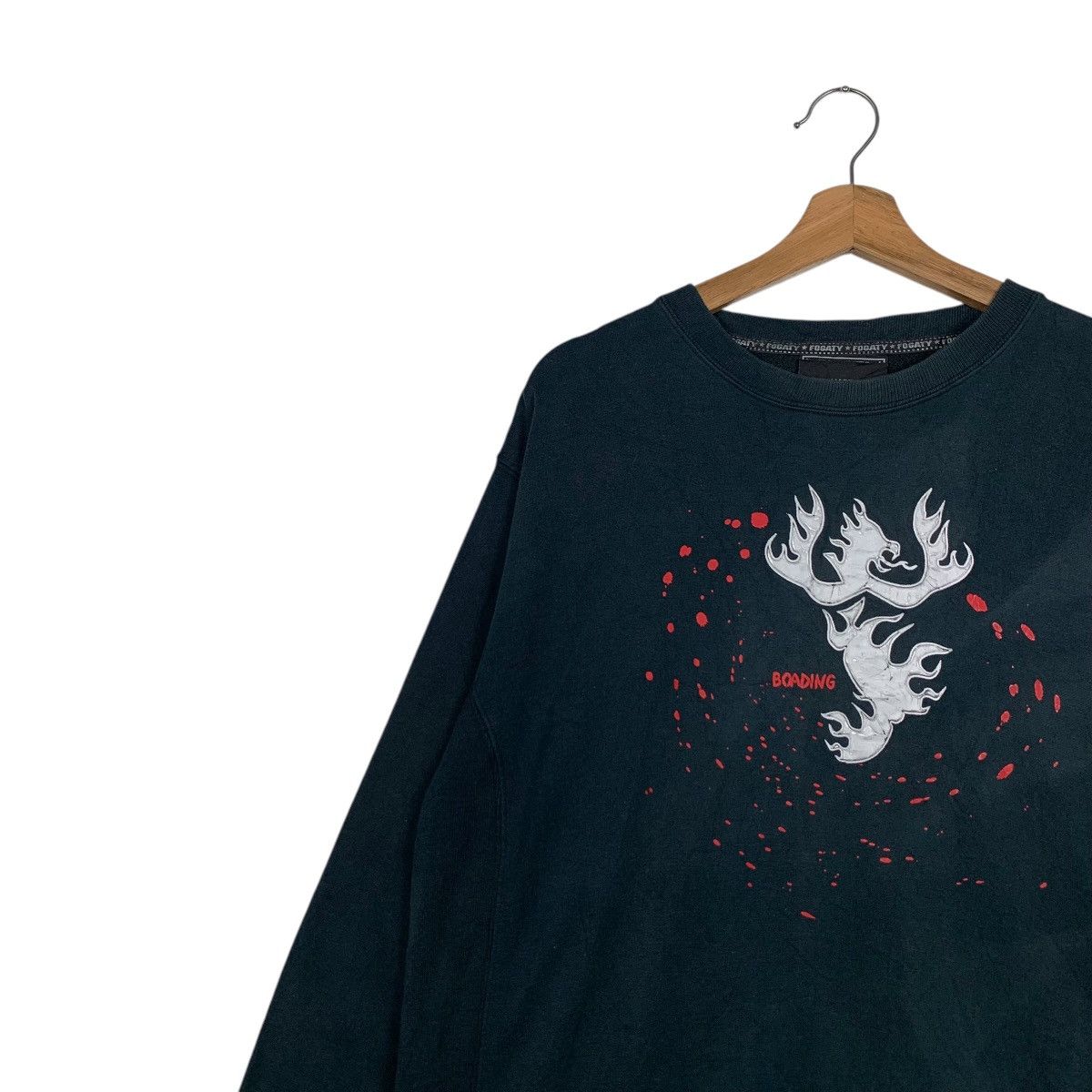 Japanese Brand FOGATY HOUSE Streetwear Long Sleeve T Shirt #2623-C118 Size US L / EU 52-54 / 3 - 6 Thumbnail