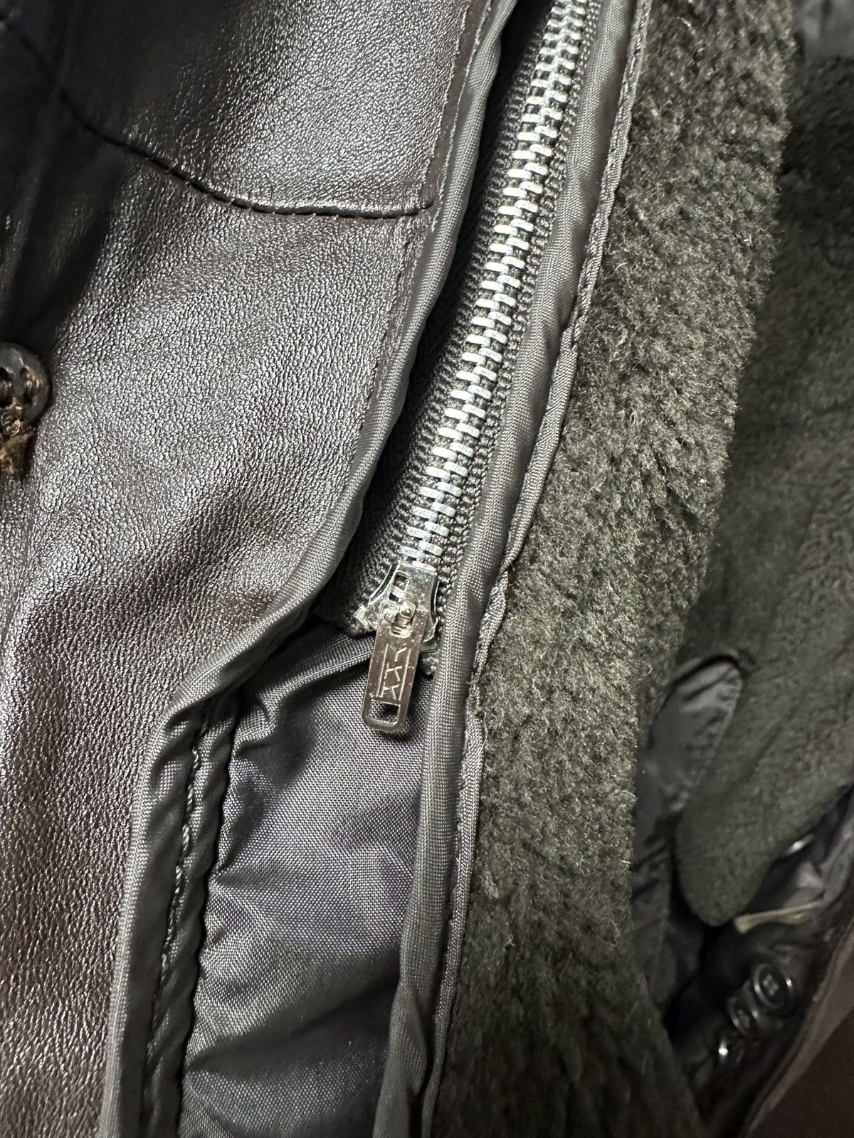 Leather Veillon Vintage Archive Leather Jacket Rare AvanGard Size US L / EU 52-54 / 3 - 9 Thumbnail