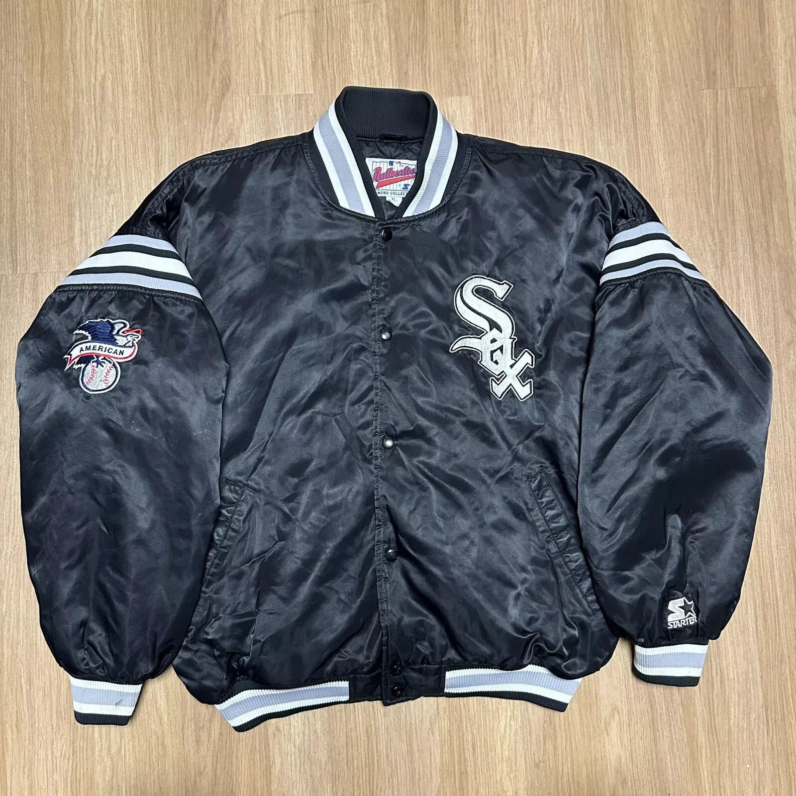 Starter Vintage Starter Chicago White Sox Diamond Size US XL / EU 56 / 4 - 1 Thumbnail