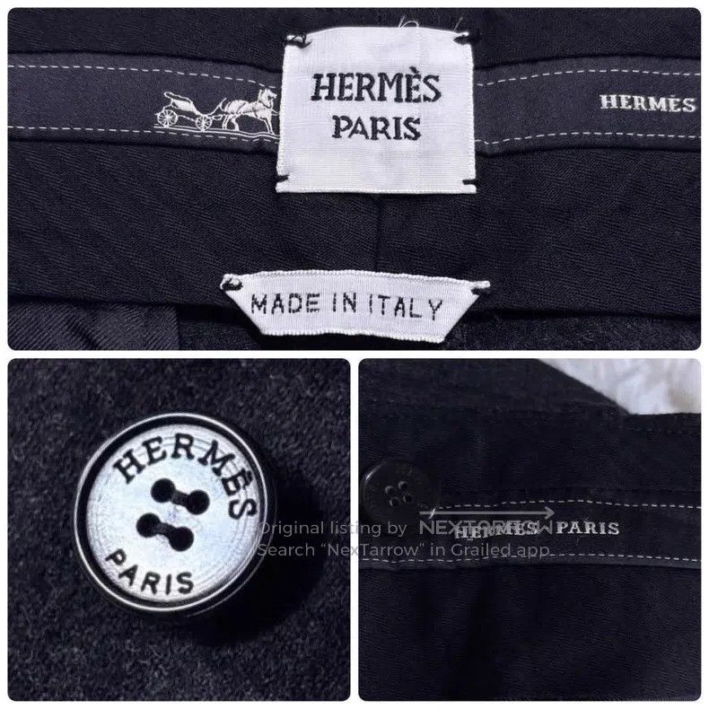 Hermes Hermes Wool Trousers Size 25" / US 0 / IT 36 - 6 Thumbnail