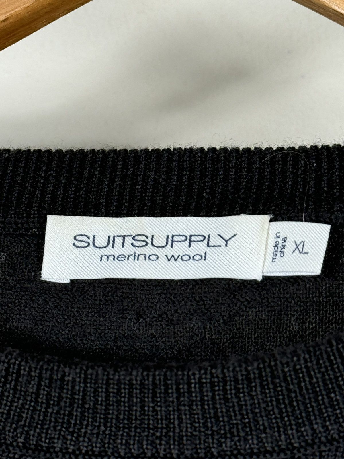 Suitsupply Suitsupply Knit Merino Wool Crewneck Jumper Sweater Size US XL / EU 56 / 4 - 2 Thumbnail