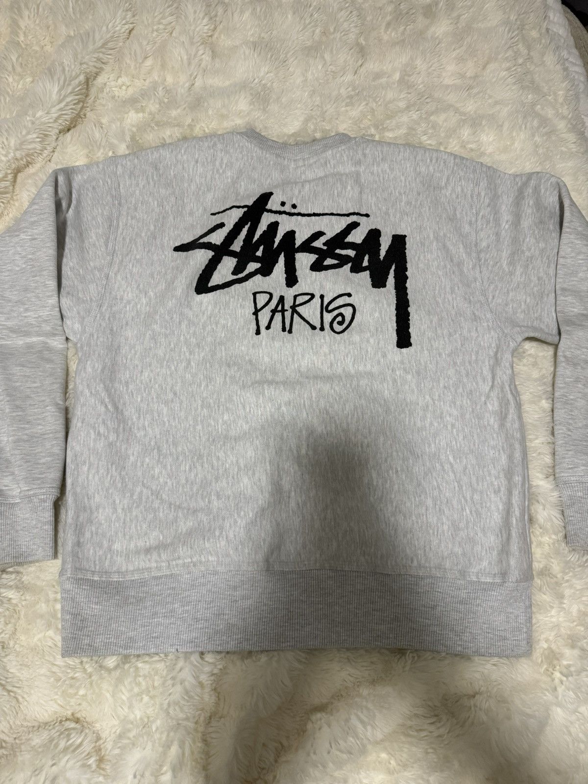 Stussy Stussy Crewneck Paris grey Size US L / EU 52-54 / 3 - 3 Thumbnail