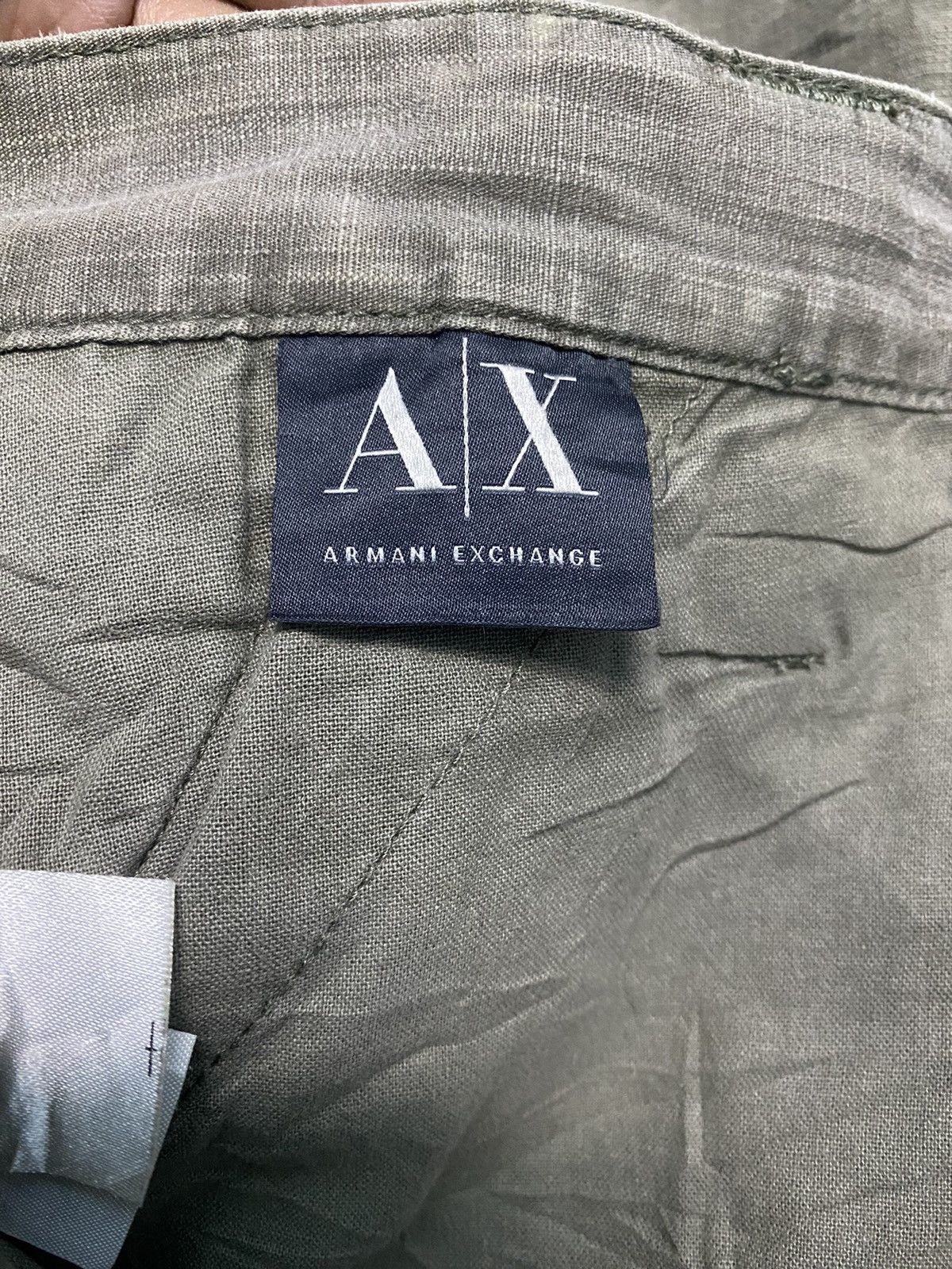 Armani Exchange × Vintage Vintage armani exchange cargo short pant Size US 34 / EU 50 - 8 Thumbnail