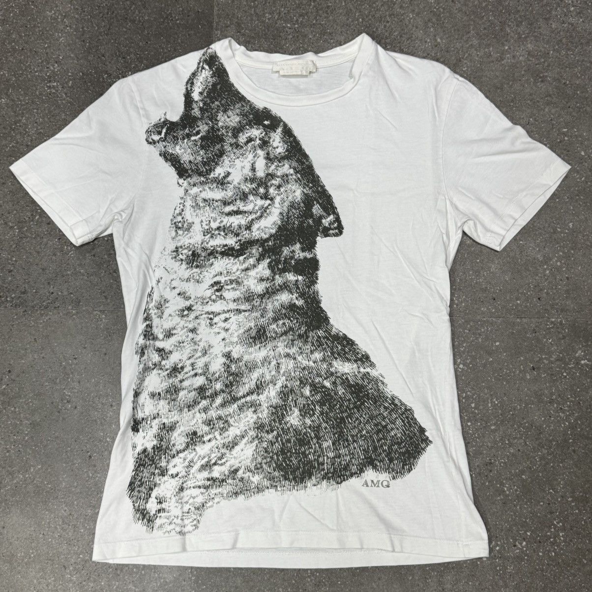 Alexander McQueen 2008 VINTAGE ALEXANDER MCQUEEN WOLF TSHIRT Size US S / EU 44-46 / 1 - 20 Thumbnail