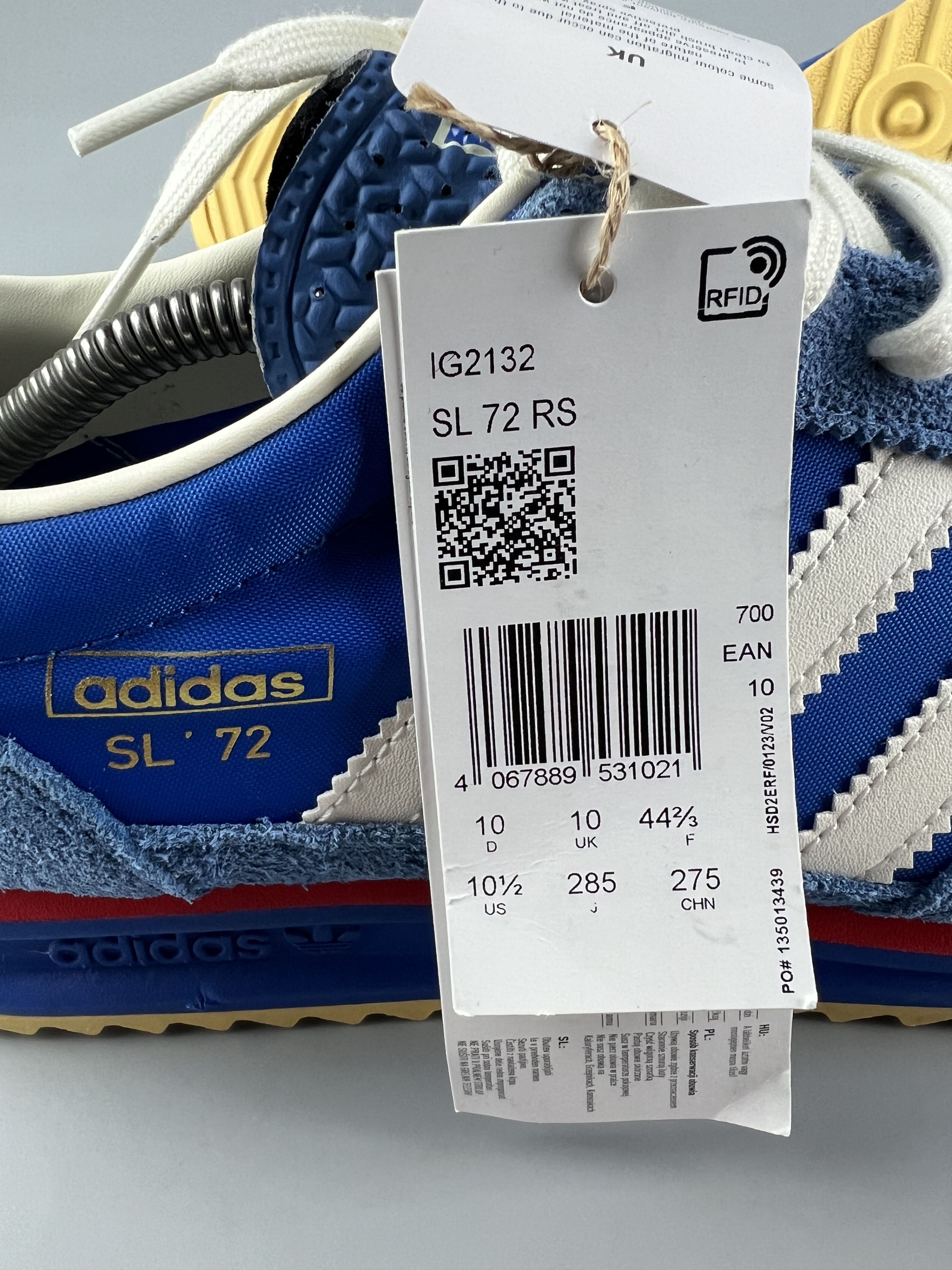 Adidas Adidas SL 72 Retro RS France Edition Tricolor Sneakers Men Size US 10.5 / EU 43-44 - 7 Thumbnail