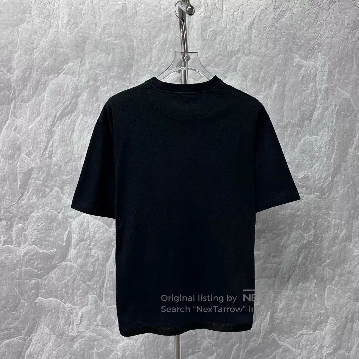 Prada prada black short sleeve tee with pocket. Size US L / EU 52-54 / 3 - 4 Thumbnail