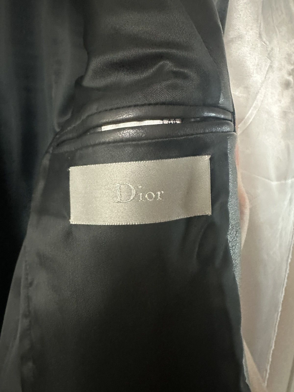 Dior Dior Homme Hedi Slimane French Made Leather Jacket Size US S / EU 44-46 / 1 - 5 Thumbnail