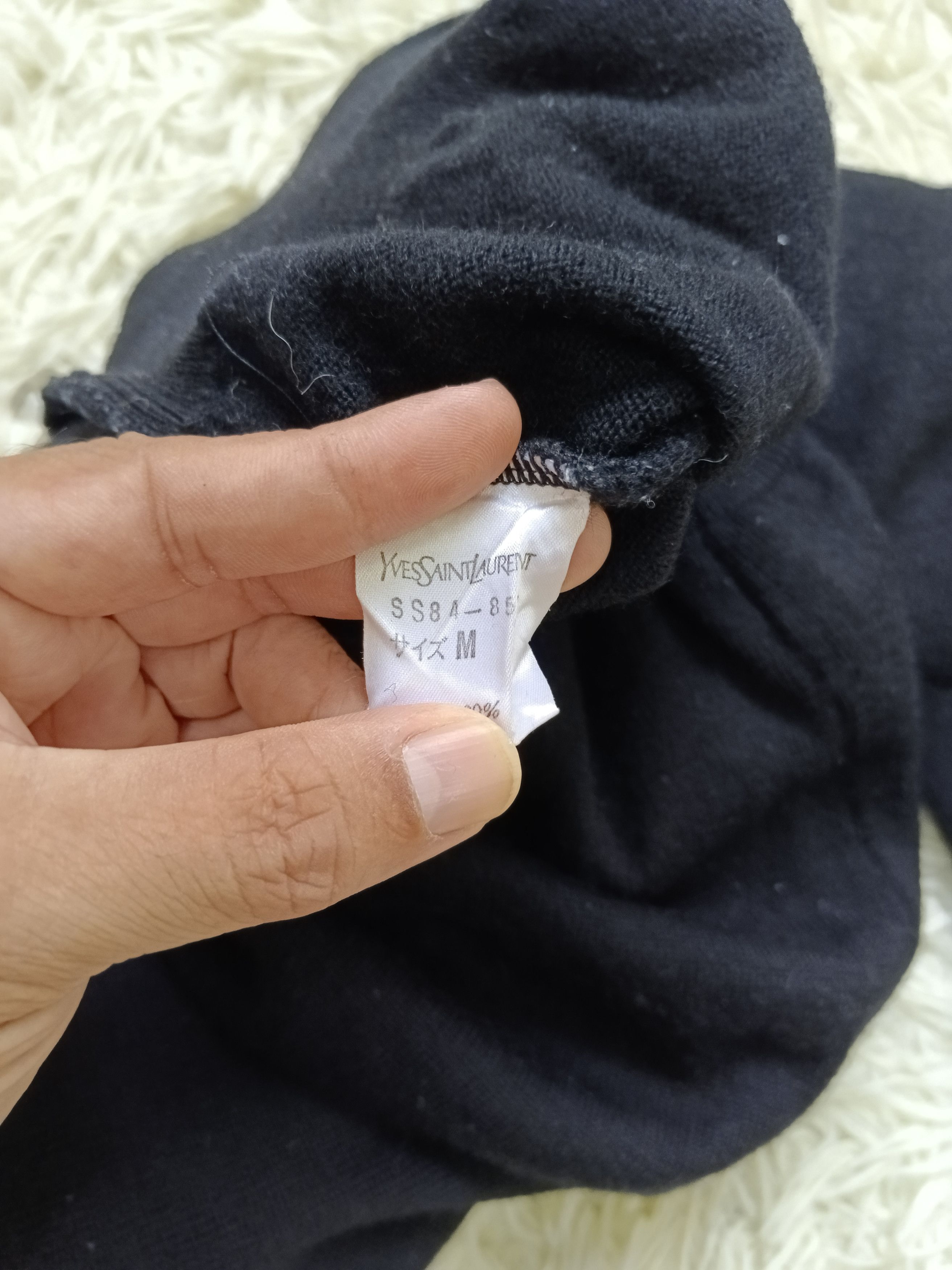 Yves Saint Laurent Yves Saint Laurent 2 Tone Knit Sweat Size M / US 6-8 / IT 42-44 - 6 Thumbnail