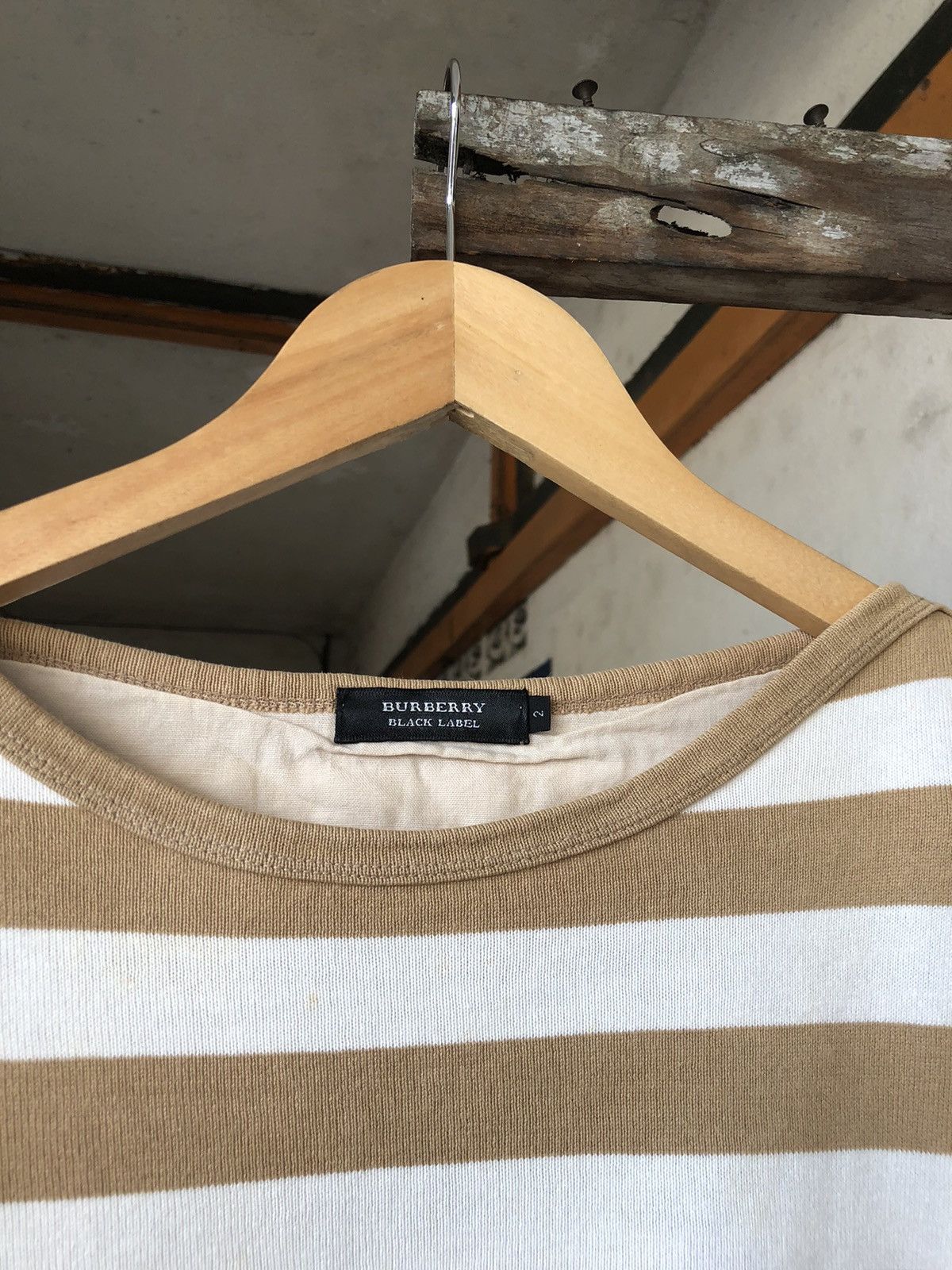 Burberry Vintage Burberry Black Label Stripe Long Sleeve Size M / US 6-8 / IT 42-44 - 10 Thumbnail