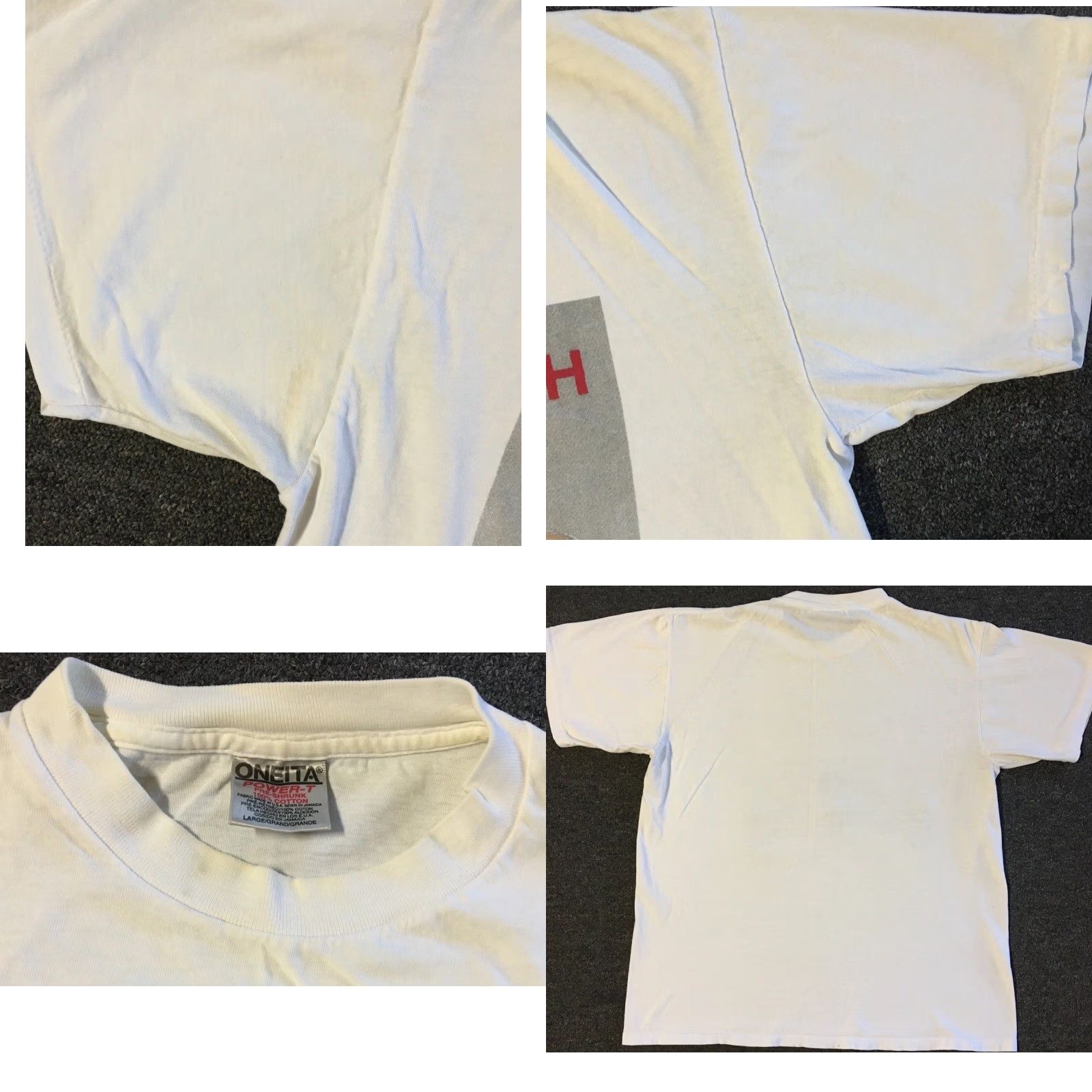 Vintage Vtg 90s Never Enough British Sports Cars Faded Distress Shirt S White Men's T-Shirt Vintage 90s Grunge Cars Racing Styles Size US S / EU 44-46 / 1 - 8 Thumbnail