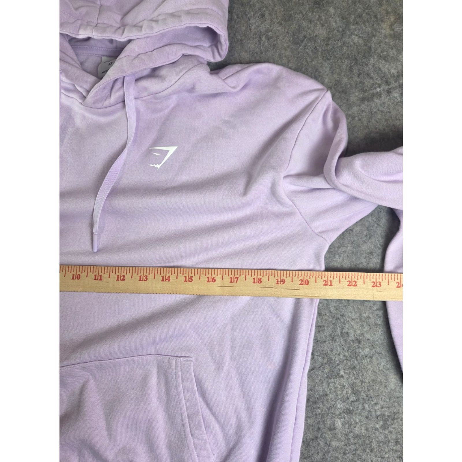 Gymshark VINTAGE: Gymshark Hoodie Womens XS Purple Pullover Kangaroo Pocket Lightweight Sweatshirt Size XS / US 0-2 / IT 36-38 - 6 Thumbnail