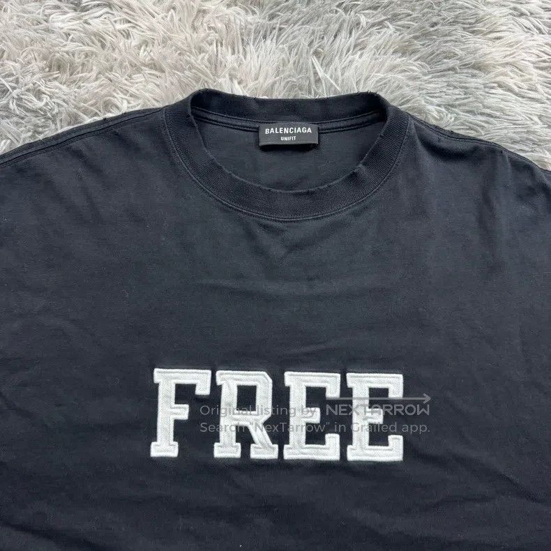 Balenciaga Balenciaga Free letter short-sleeve Size US XS / EU 42 / 0 - 3 Thumbnail