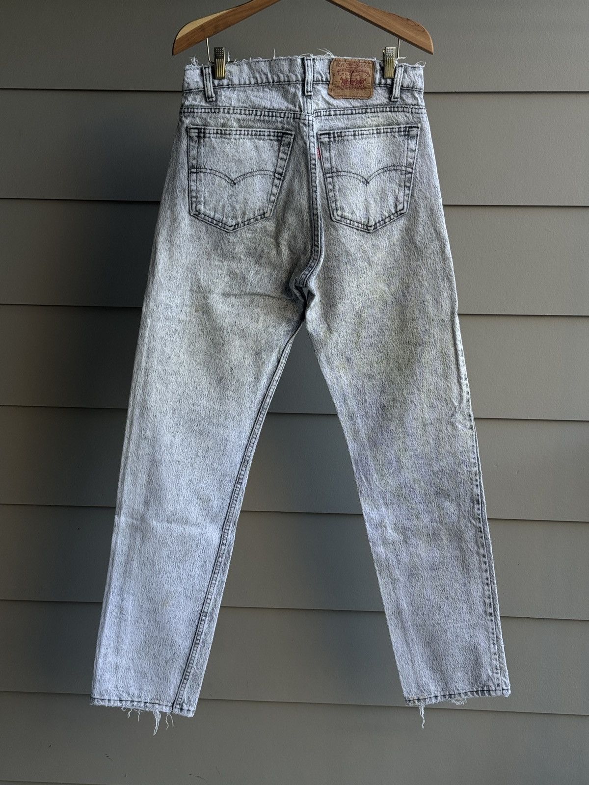 Levi's Vintage Clothing Levi's 505 USA 1989 Faded Distressed Jeans 32x33 ERD Size US 34 / EU 50 - 4 Thumbnail