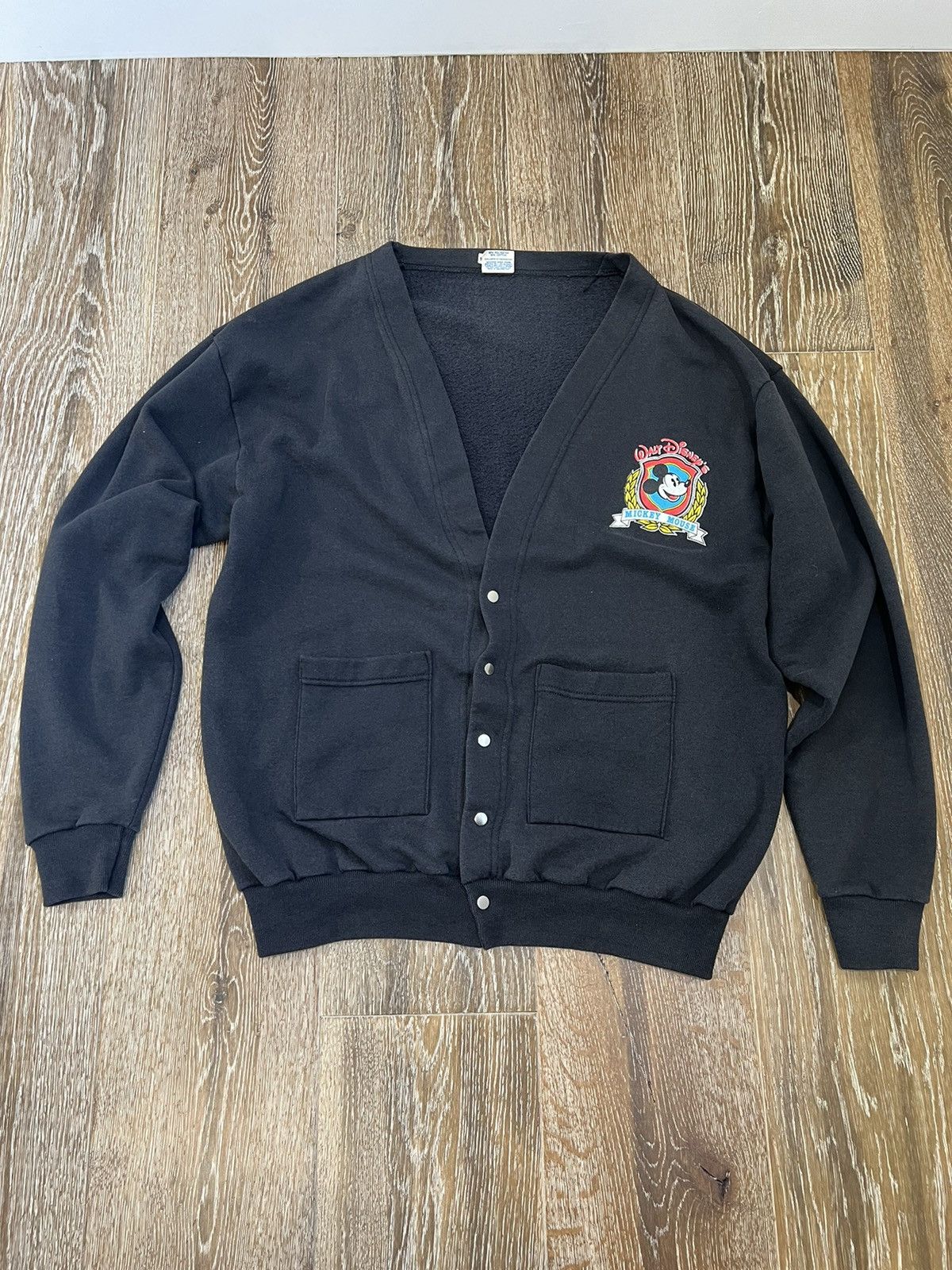 Disney Vintage 1980s disney mickey mouse cardigan sweater Size US L / EU 52-54 / 3 - 1 Thumbnail