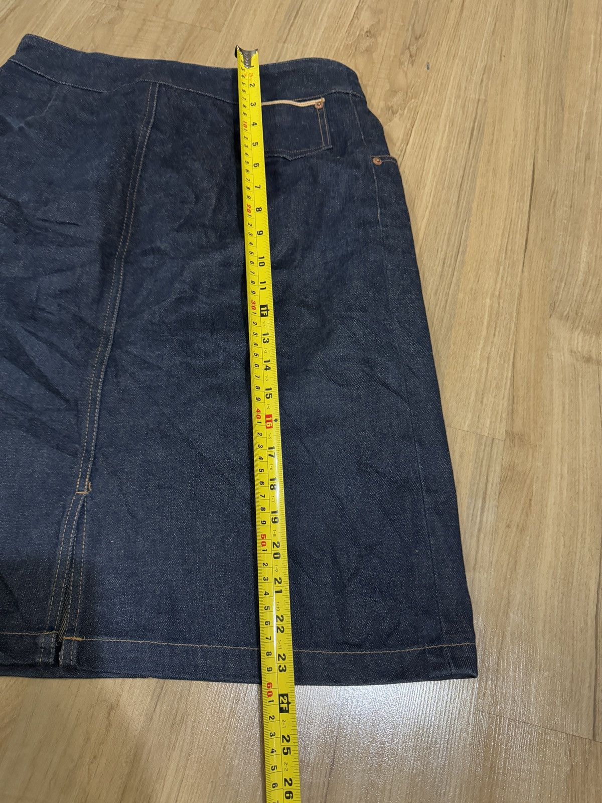 Hysteric Glamour PALACE PALLAS SELVEDGE DENIM SKIRT Size 28" / US 6 / IT 42 - 7 Thumbnail