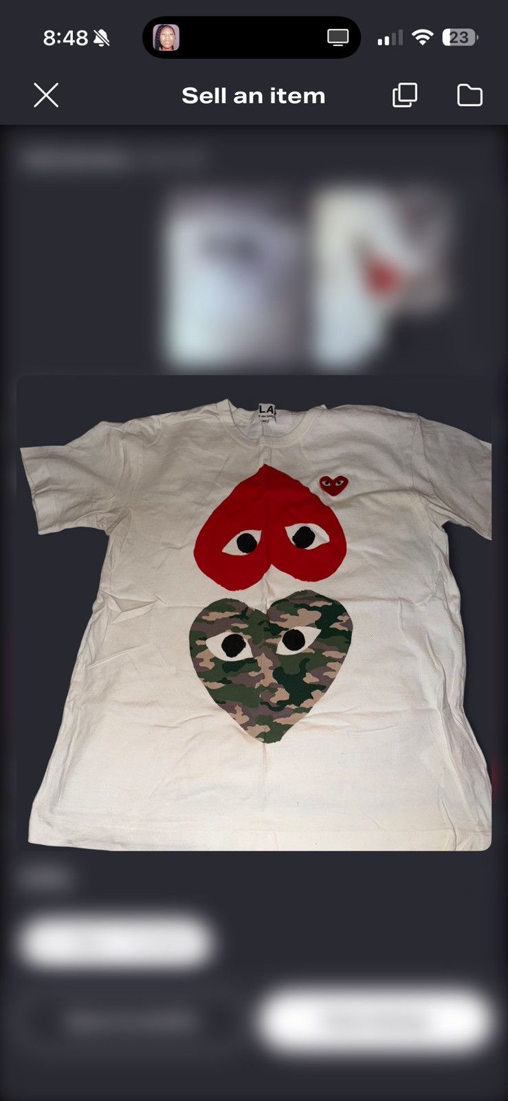 Comme des Garcons comme des garcon play t shirt Size US M / EU 48-50 / 2 - 1 Thumbnail