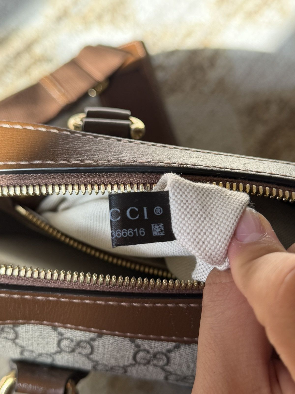 Gucci Gucci Brown GG Supreme briefcase Size ONE SIZE - 18 Thumbnail