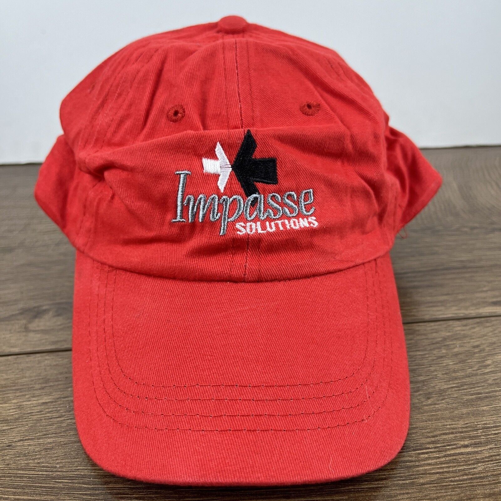 Other Impasse Solutions Hat Red Hat Adjustable Adult Size Hat Red Size ONE SIZE - 2 Thumbnail