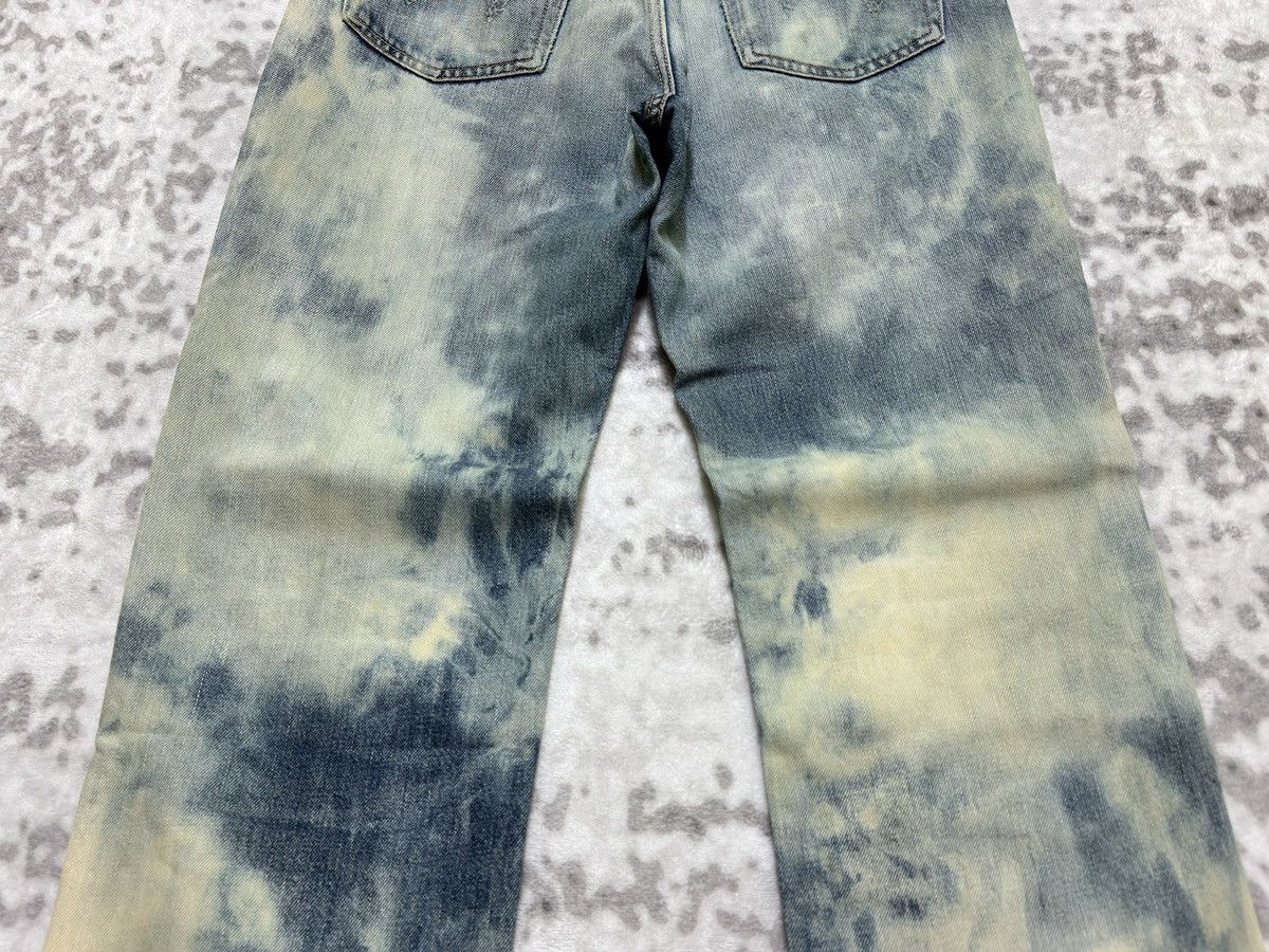 Edwin Edwin 503 Vintage Distressed Acid Wash Denim Regular Fit Size US 30 / EU 46 - 13 Thumbnail