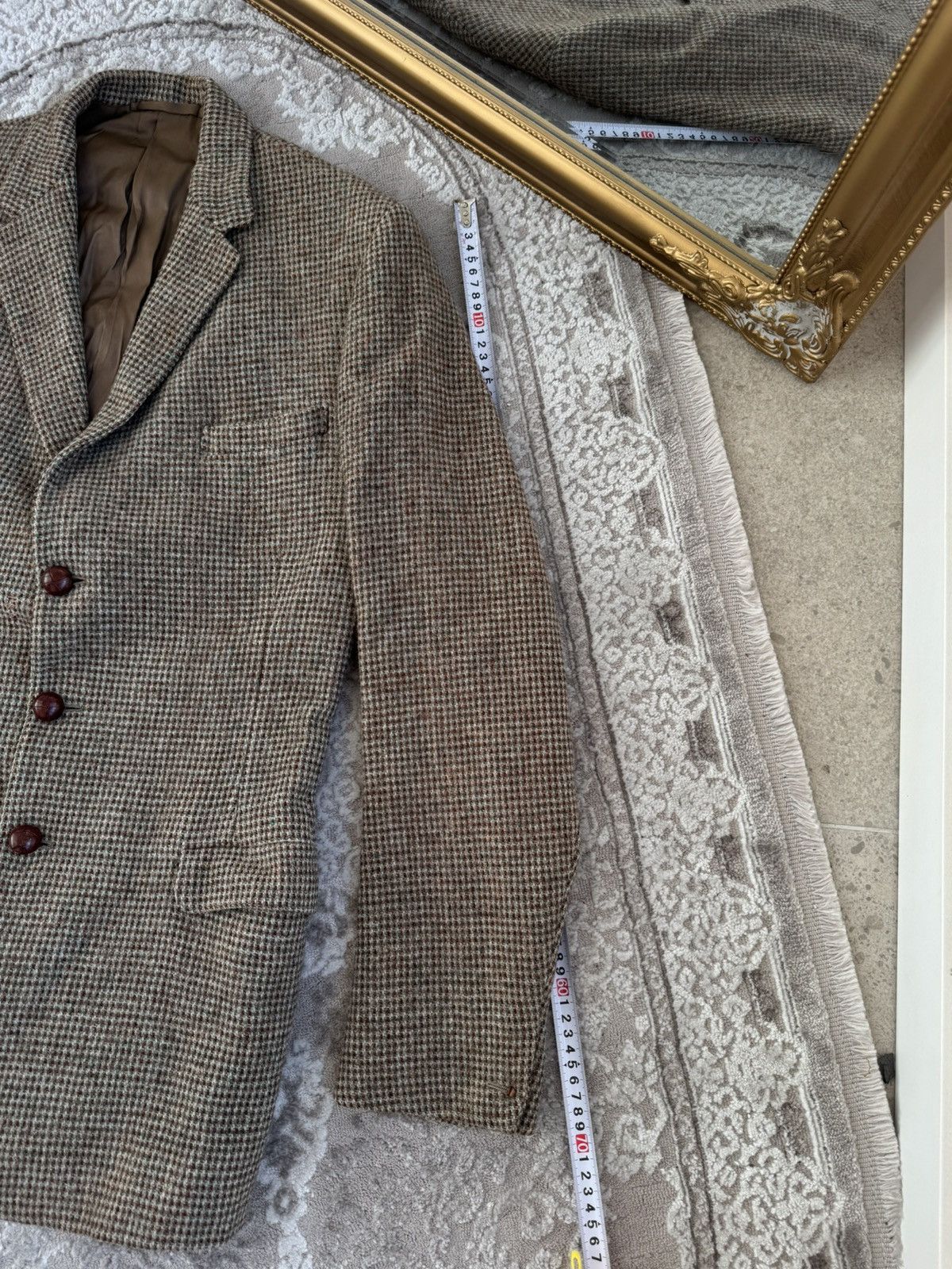 Harris Tweed Vintage 60s Shetland Harris Tweed weaving Wool Blazer Jacket Size US M / EU 48-50 / 2 - 9 Thumbnail