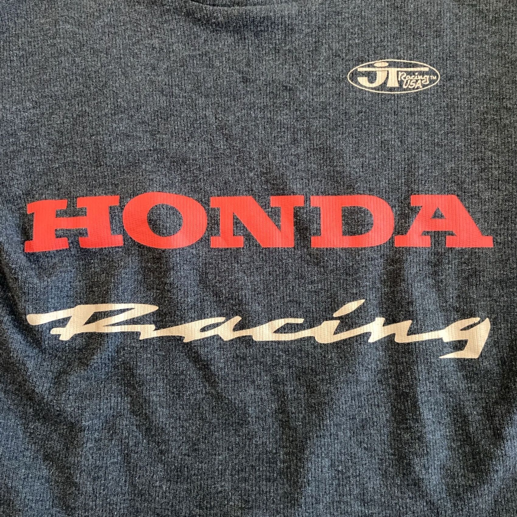 Honda Honda Women's Sweatshirt Oversized Pullover XS JT Racing Motocross Supercross Boxy Gray Size XS / US 0-2 / IT 36-38 - 2 Thumbnail