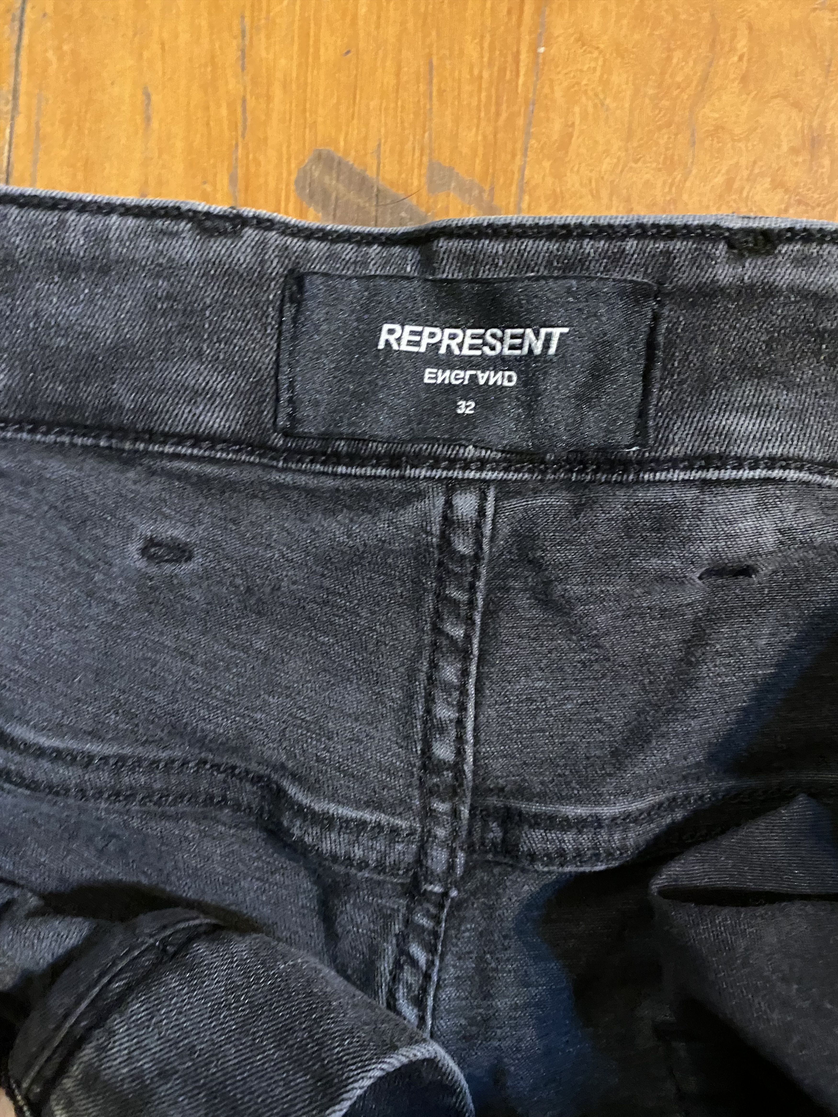 Represent Clo. represent paint splatter black skinnies Size US 32 / EU 48 - 3 Thumbnail