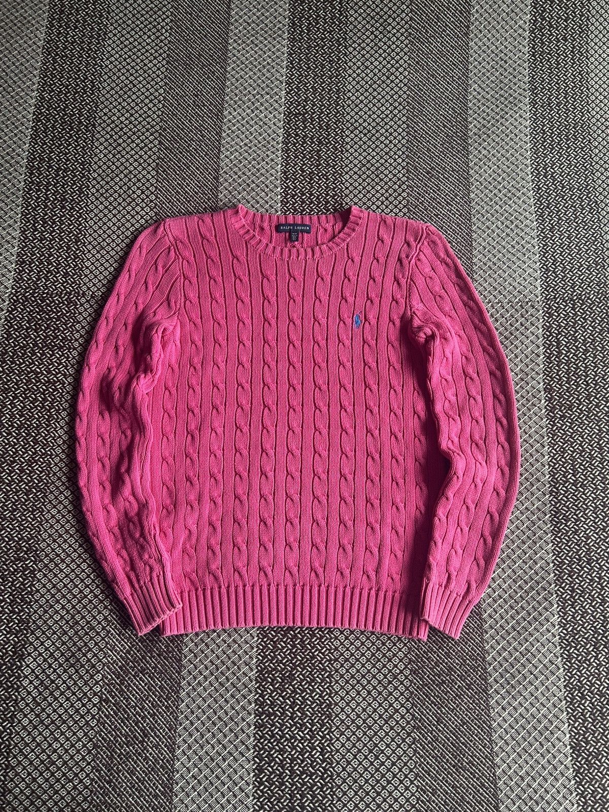Polo Ralph Lauren Polo Ralph Lauren Cable Knit Sweater Rare Size M Streetwear Size M / US 6-8 / IT 42-44 - 1 Thumbnail