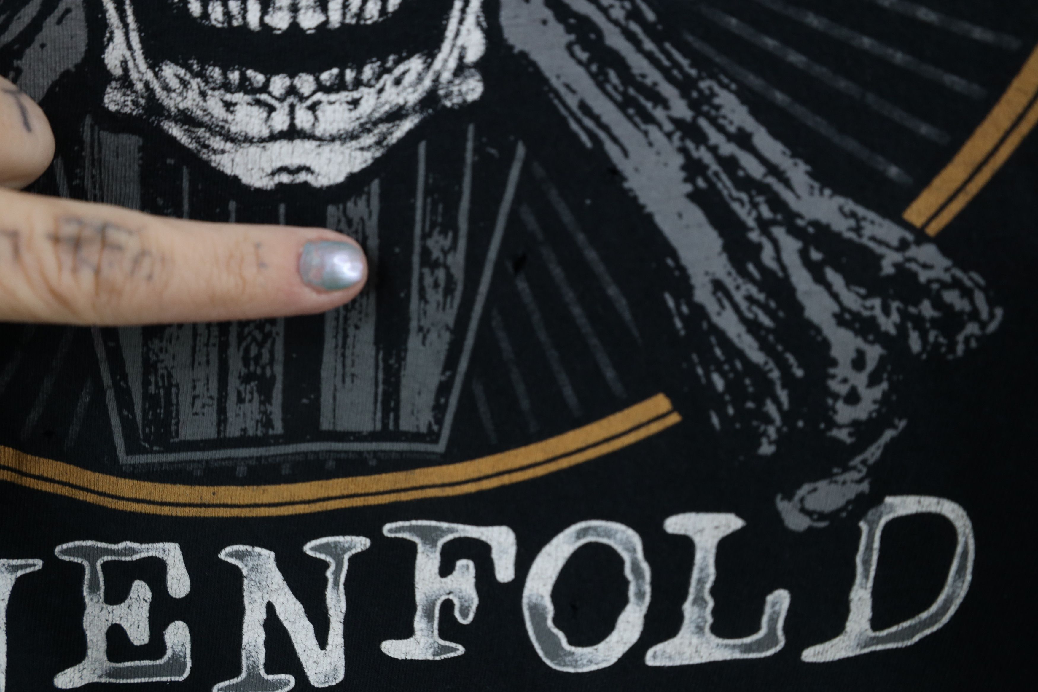 Vintage Vintage Out Avenged Sevenfold Band T-Shirt Black Cotton Size US XL / EU 56 / 4 - 6 Thumbnail