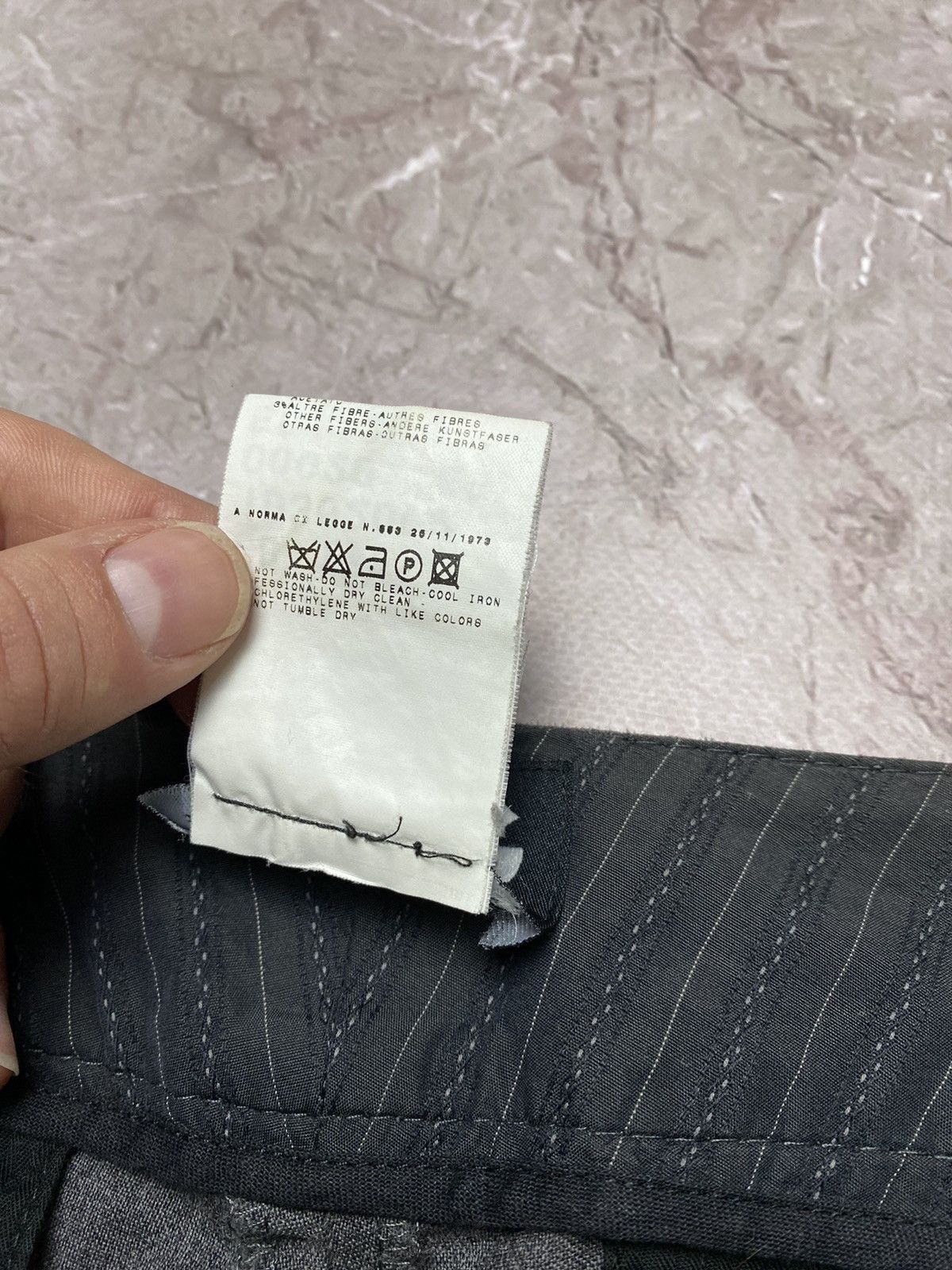 Dolce & Gabbana × Vintage DOLCE GABBANA Pants Suit Trousers Vintage Grey A8539 Size US 34 / EU 50 - 9 Thumbnail