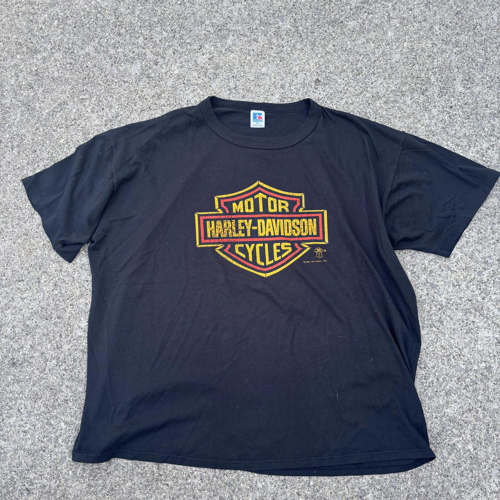 Russell Athletic Harley-Davidson Graphic Tee - Russell Athletic XXL Size US XXL / EU 58 / 5 - 1 Thumbnail
